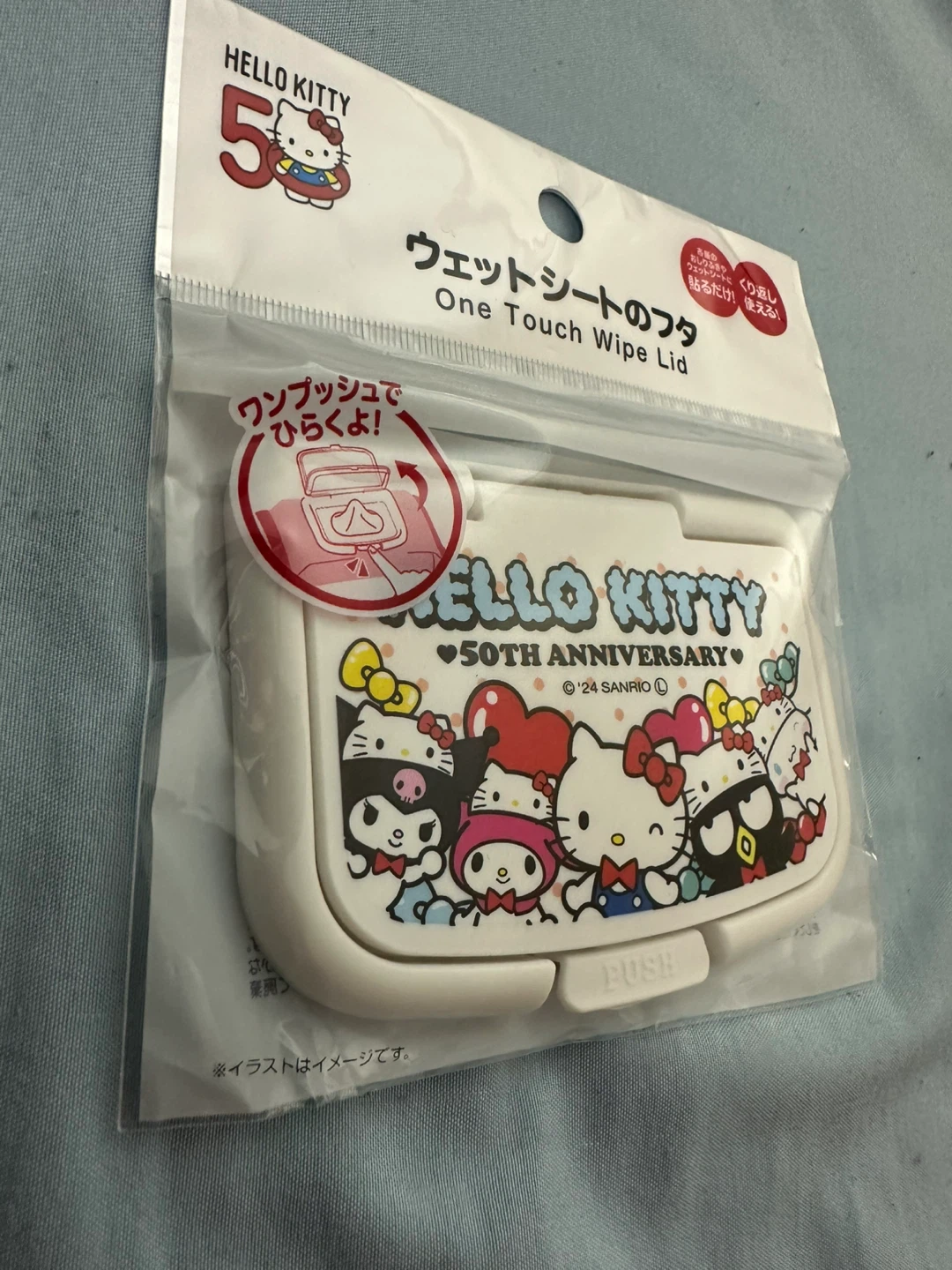 Hello Kitty 50th Anniversary One Touch Wipe Lid - photo 3