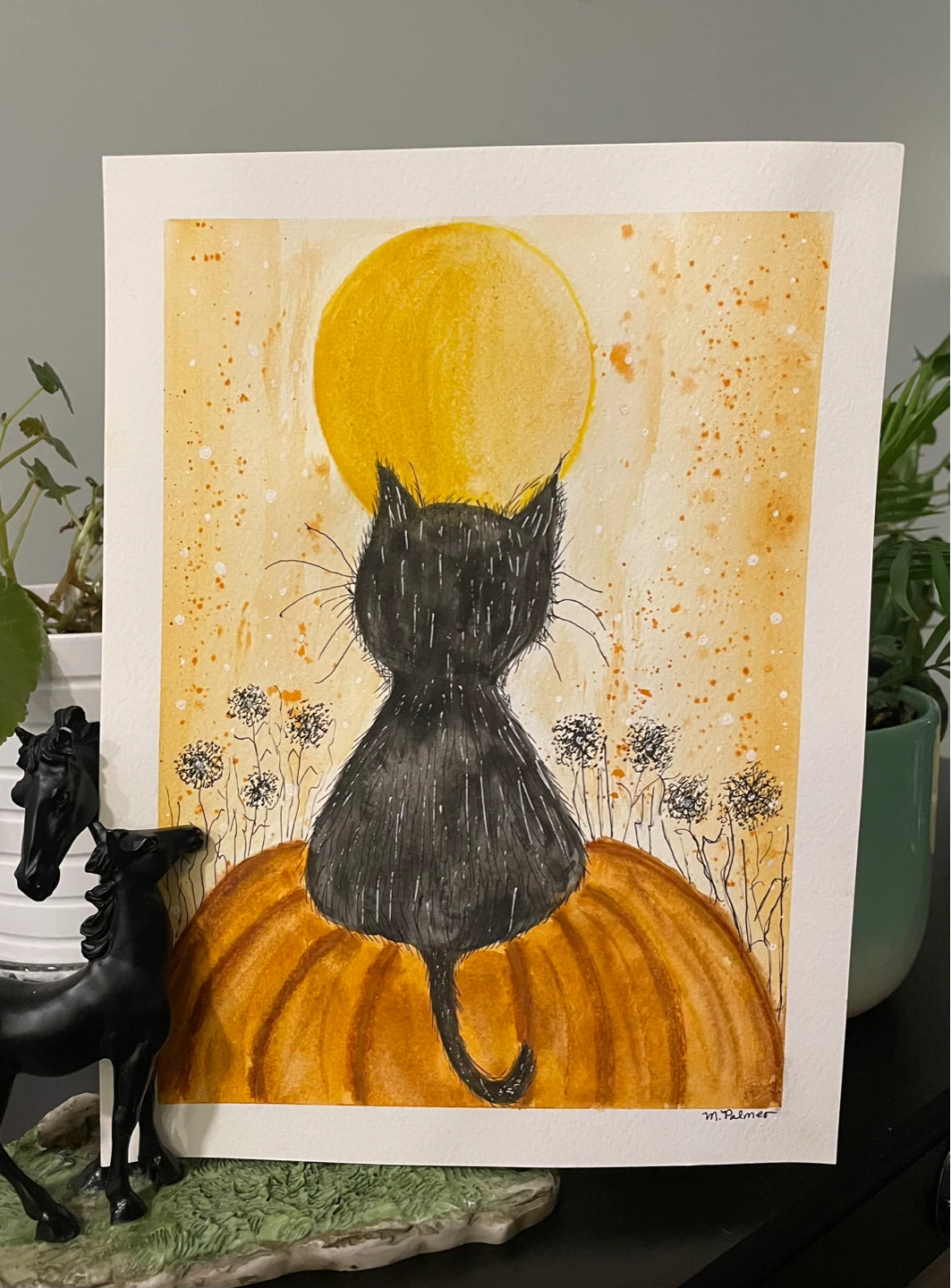 Halloween Watercolour Paintings