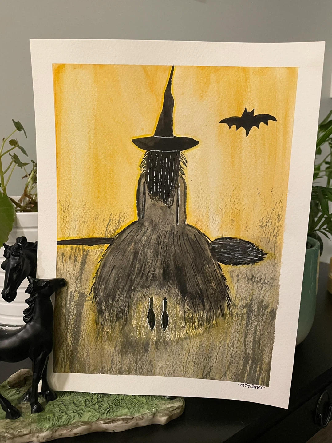 Halloween Watercolour Paintings - photo 3