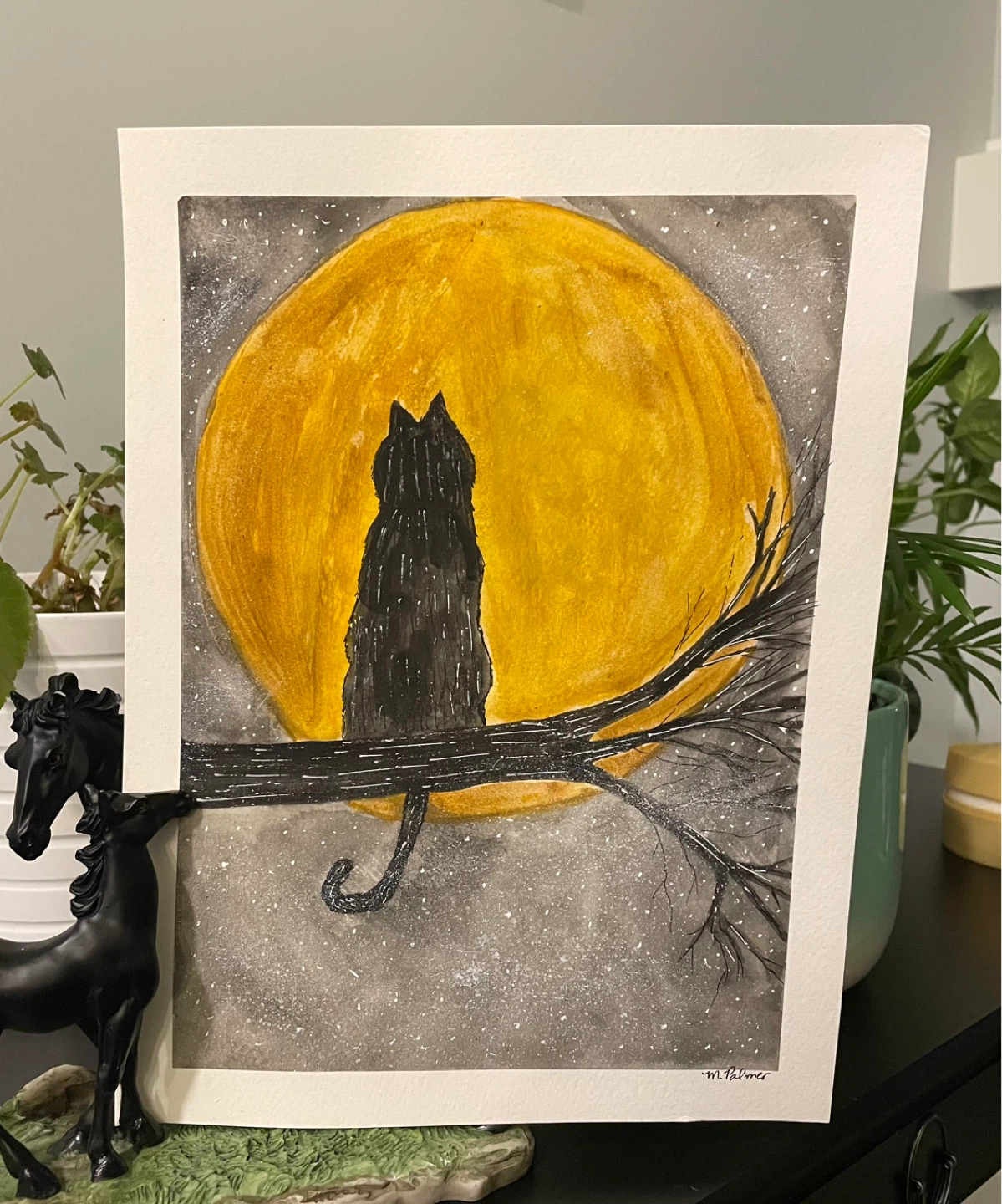 Halloween Watercolour Paintings - photo 2