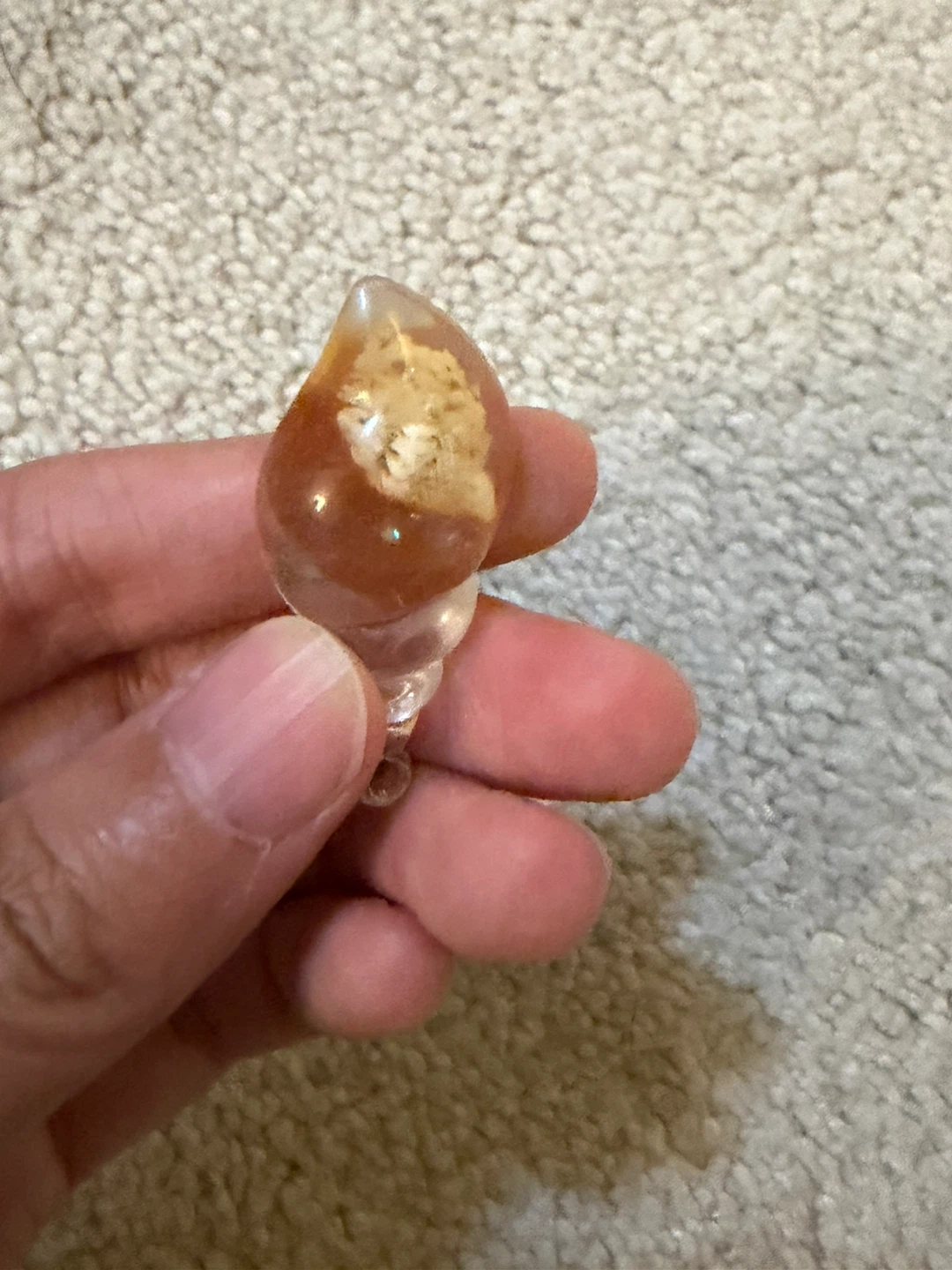 Clear Resin Sea Shell Pendant - photo 2