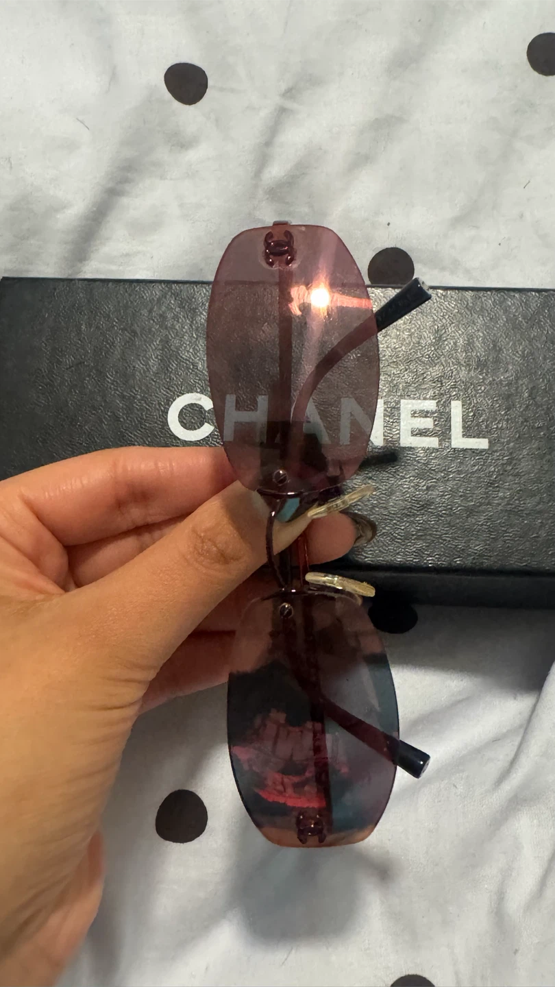 Chanel Rimless Sunglasses Vintage