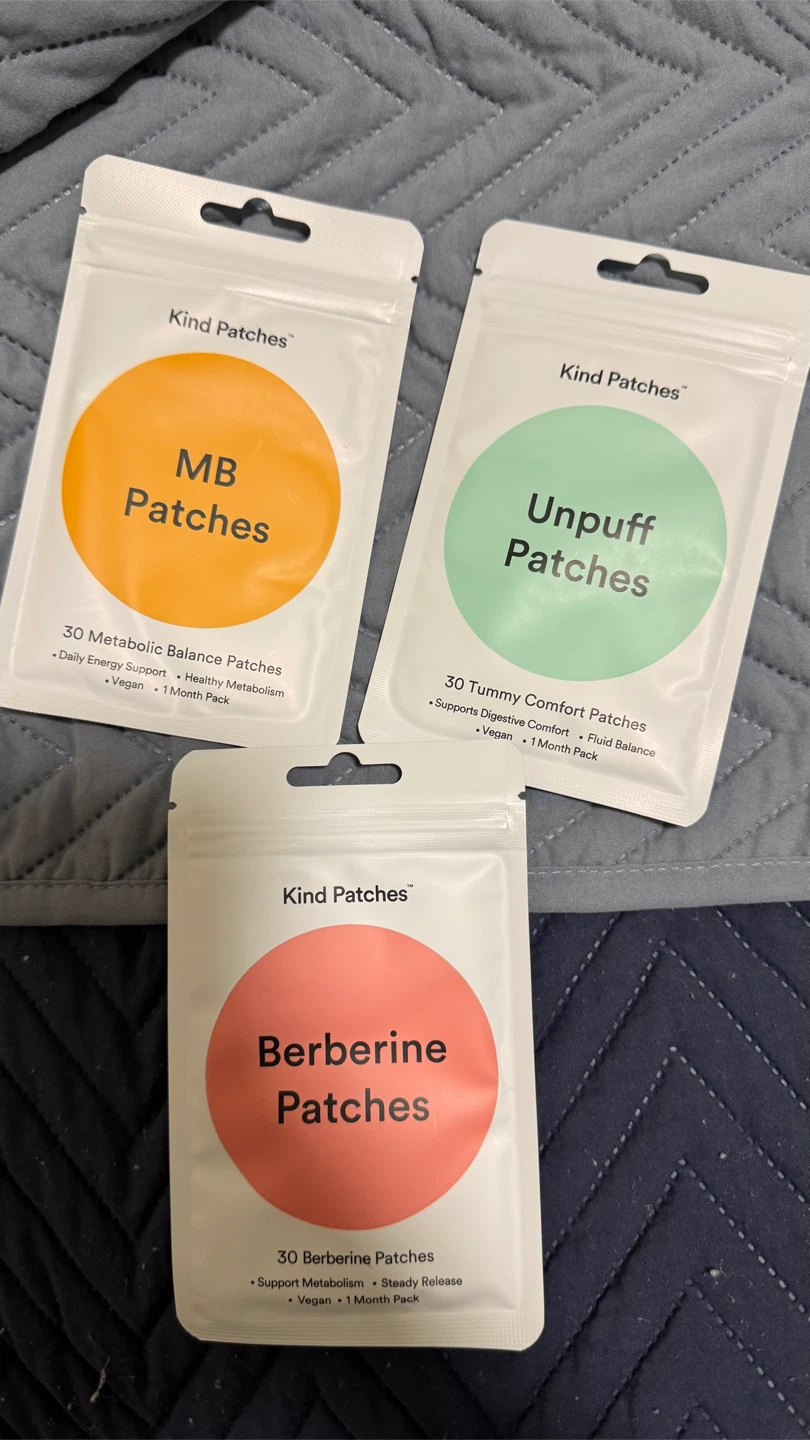 Kind Patches Set - MB, Unpuff, and Berberine