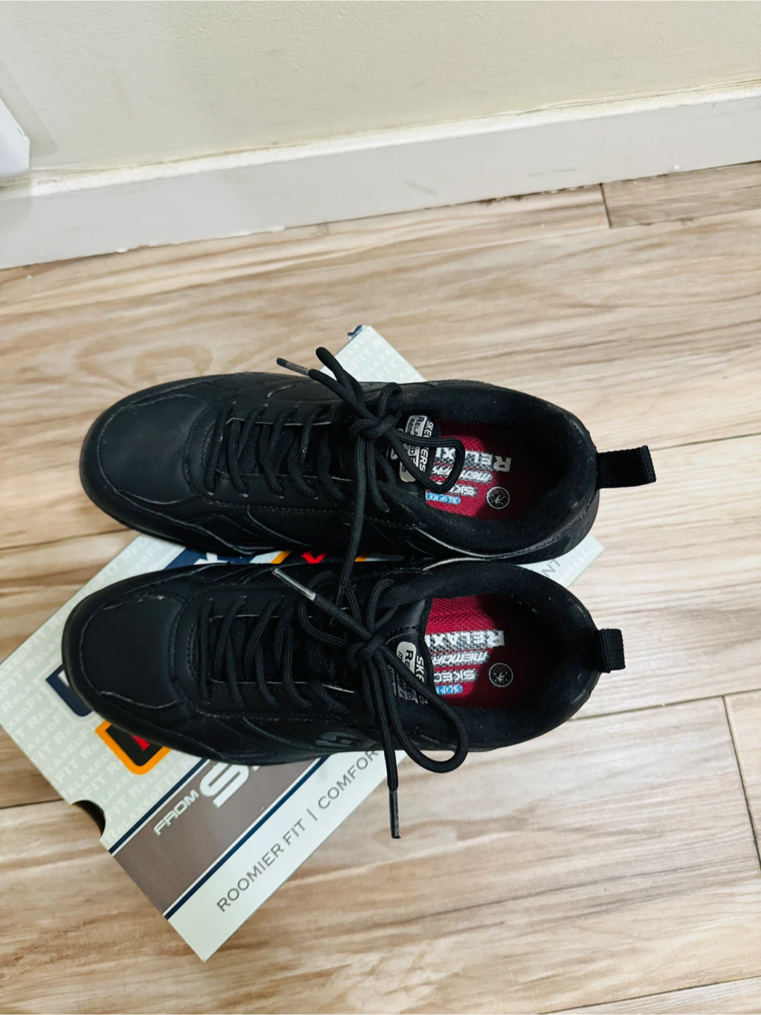 Skechers Work Relaxed Fit Shoes - Black Size 7 - photo 2