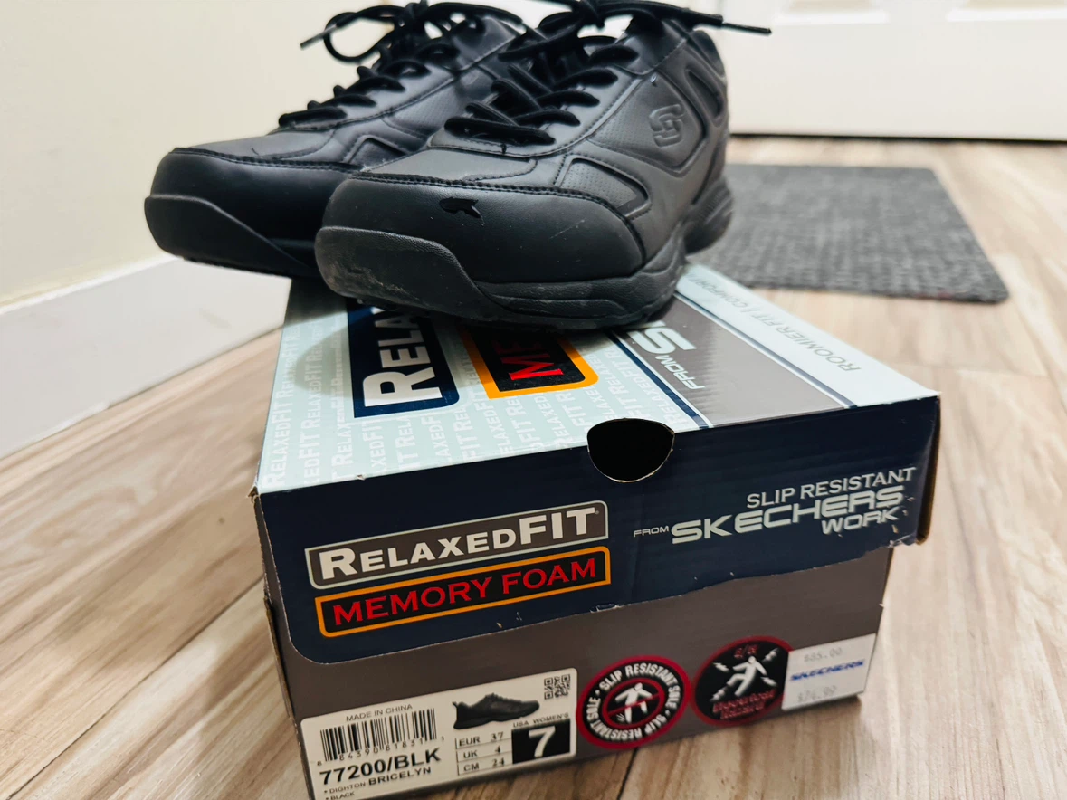 Skechers Work Relaxed Fit Shoes - Black Size 7 - photo 3