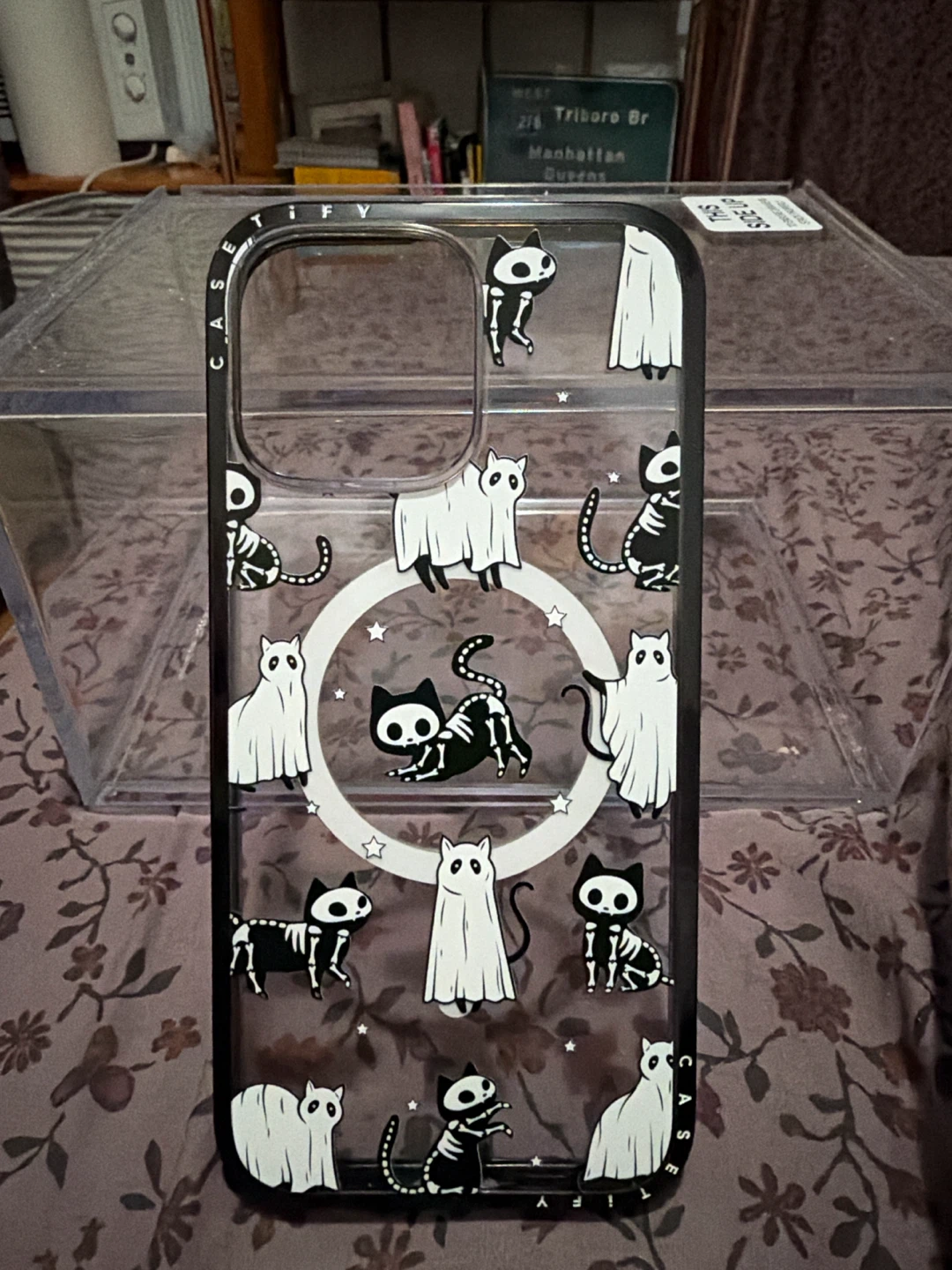 iPhone 16 Pro Max CASETiFY iPhone Ghost and Skeleton Cat Case