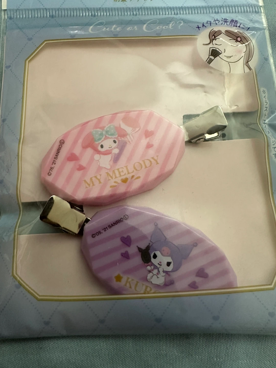 Sanrio My Melody & Kuromi Bangs Clips - photo 2