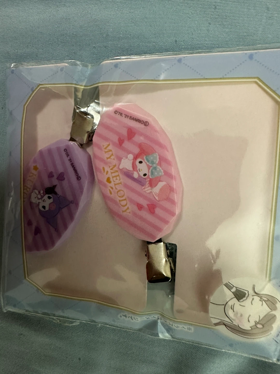Sanrio My Melody & Kuromi Bangs Clips - photo 3