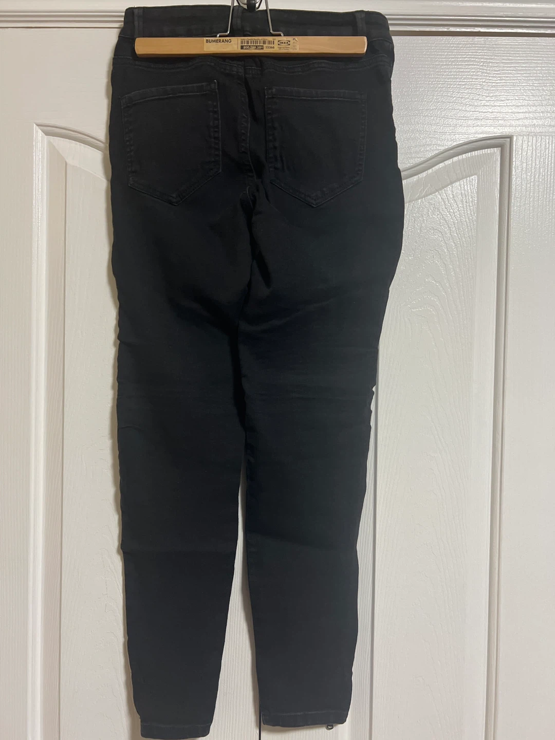 Liquid X Black Moto Jeans Size 9/10 - photo 5