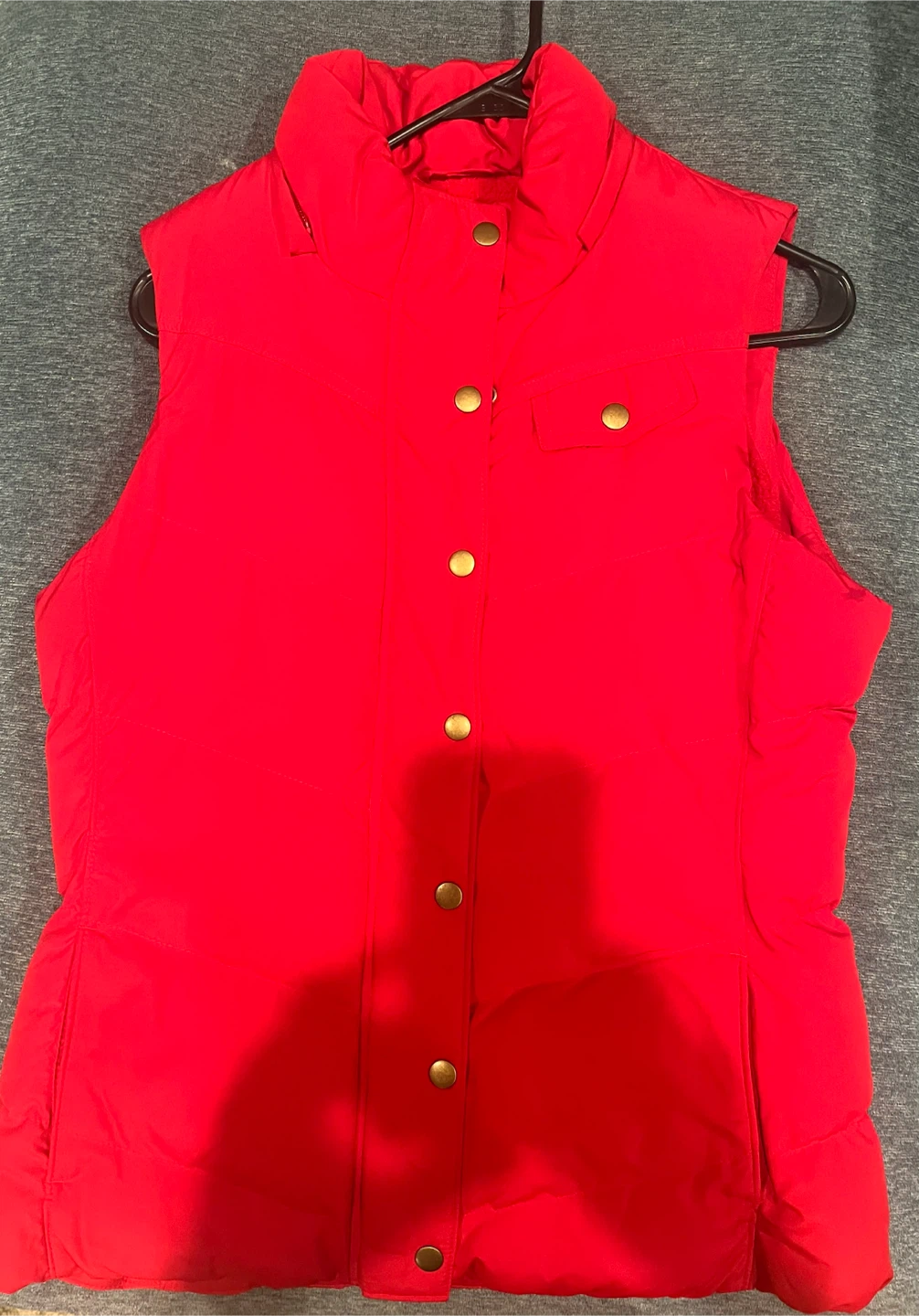 Banana Republic Red Puffer Vest