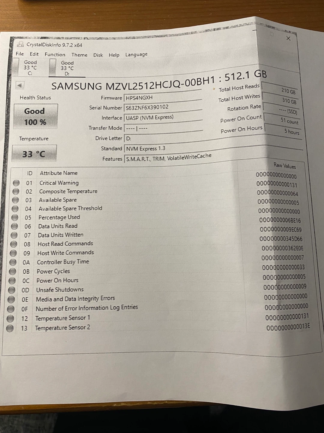 Samsung NVMe SSD M.2 - photo 3