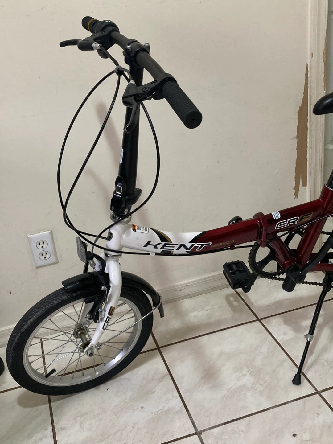 Kent CRF Folding Bike, 16-Inch Wheels, Steel Frame, 6-Speed
