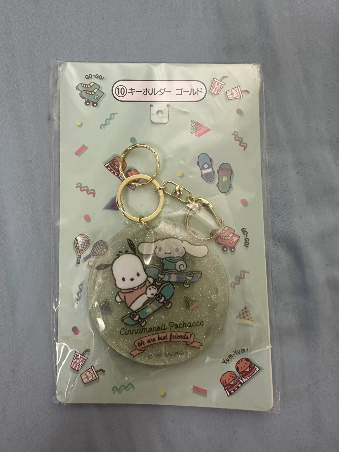 Sanrio Cinnamoroll and Pochacco Keychain