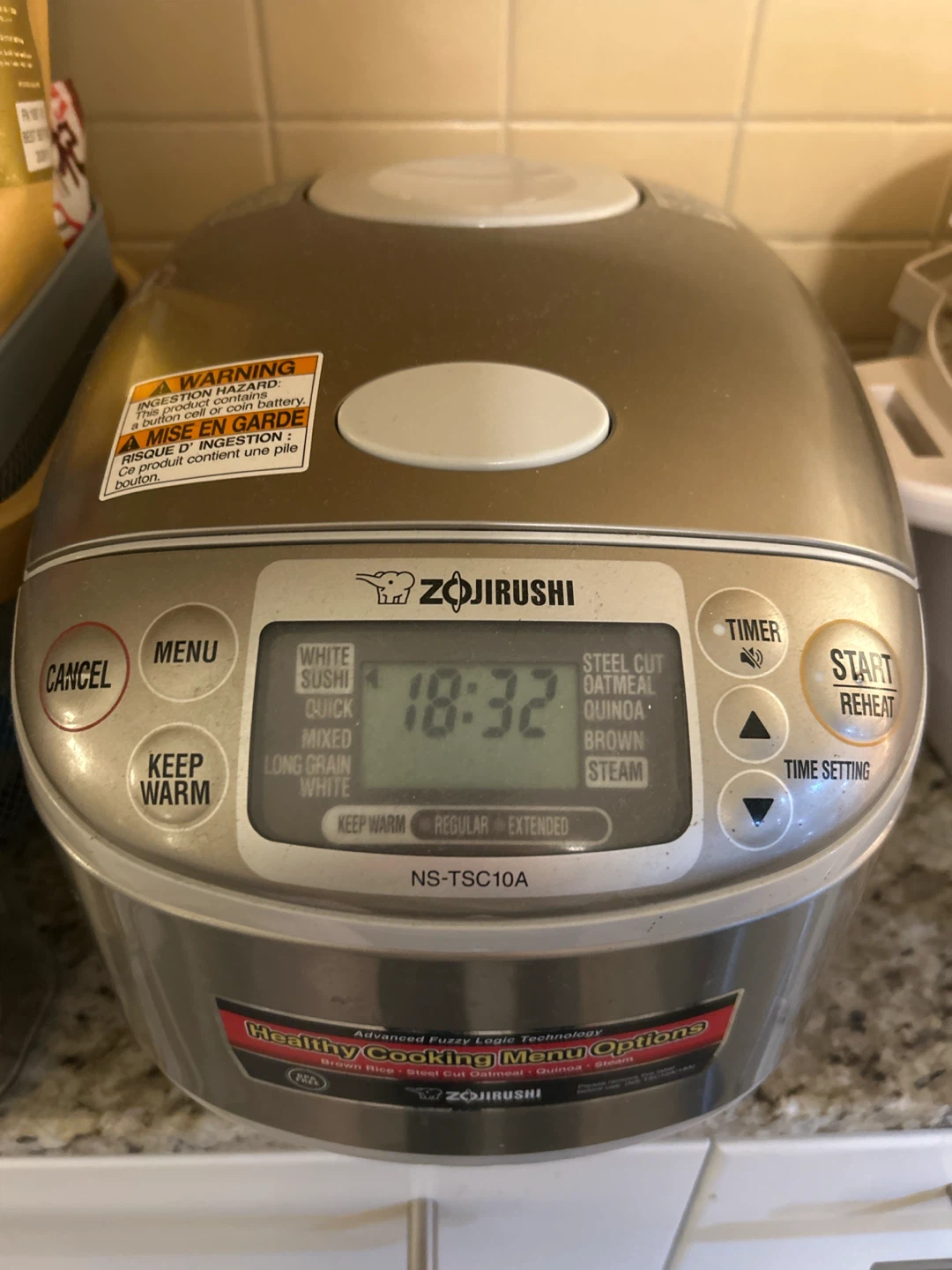 Zojirushi NS-TSC10A Rice Cooker
