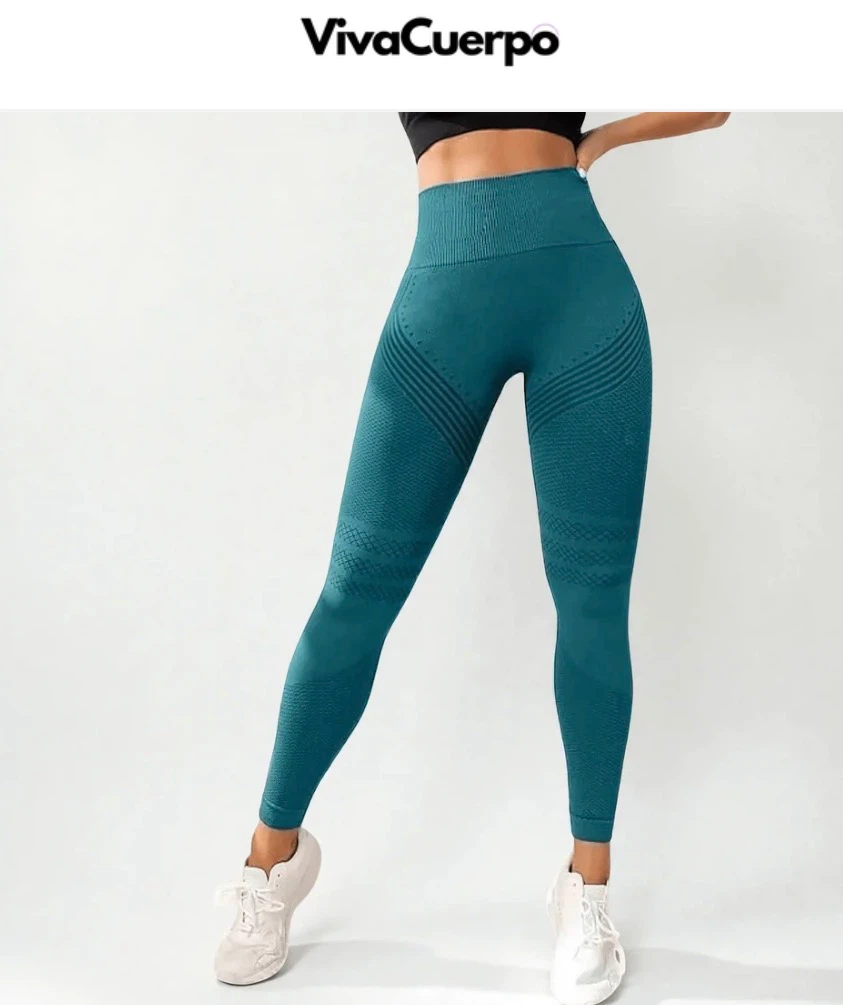 VivaCuerpo Seamless Teal Leggings