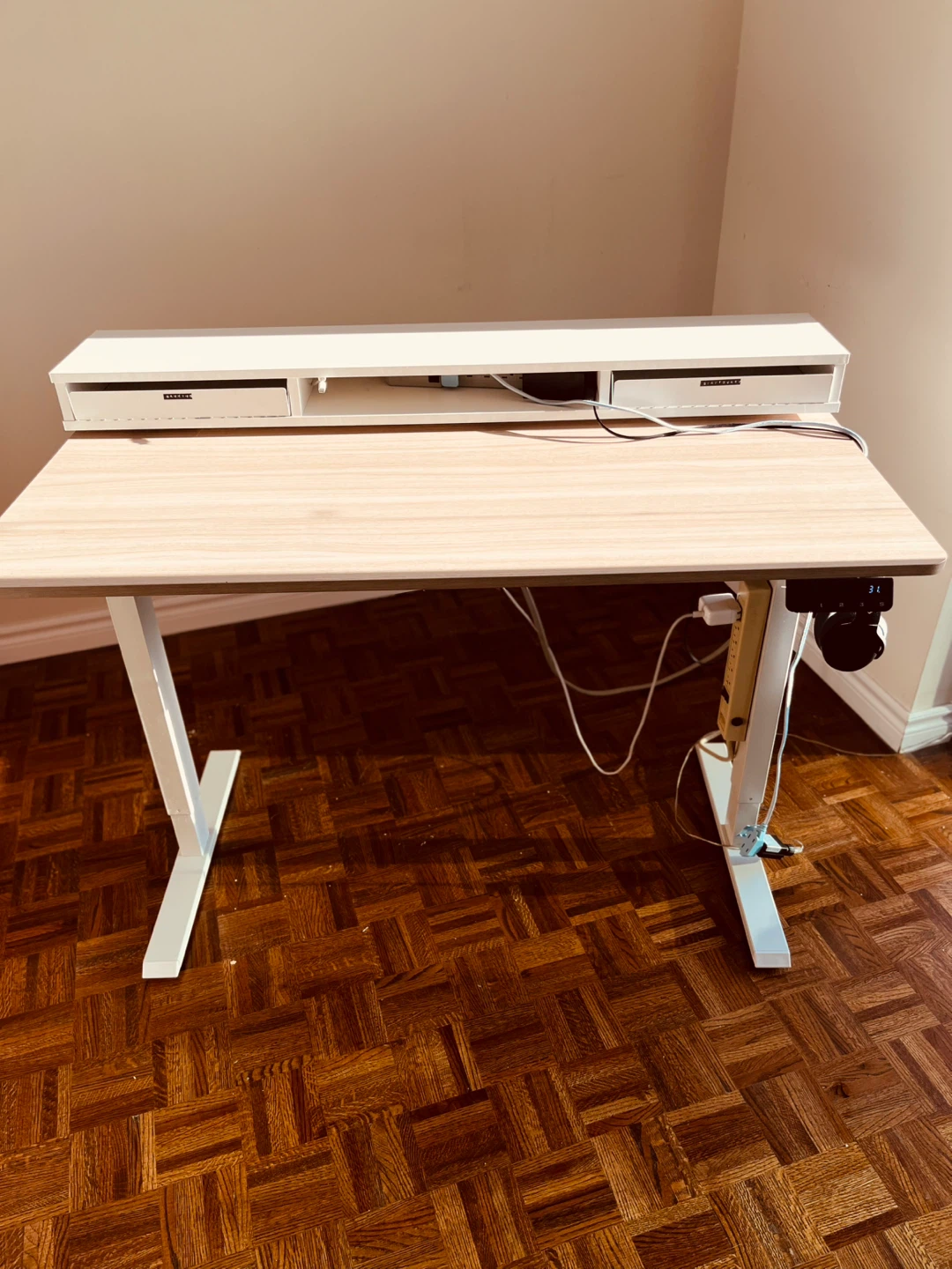 FEZIBO Electric Standing Desk with Desk Shelf - photo 2