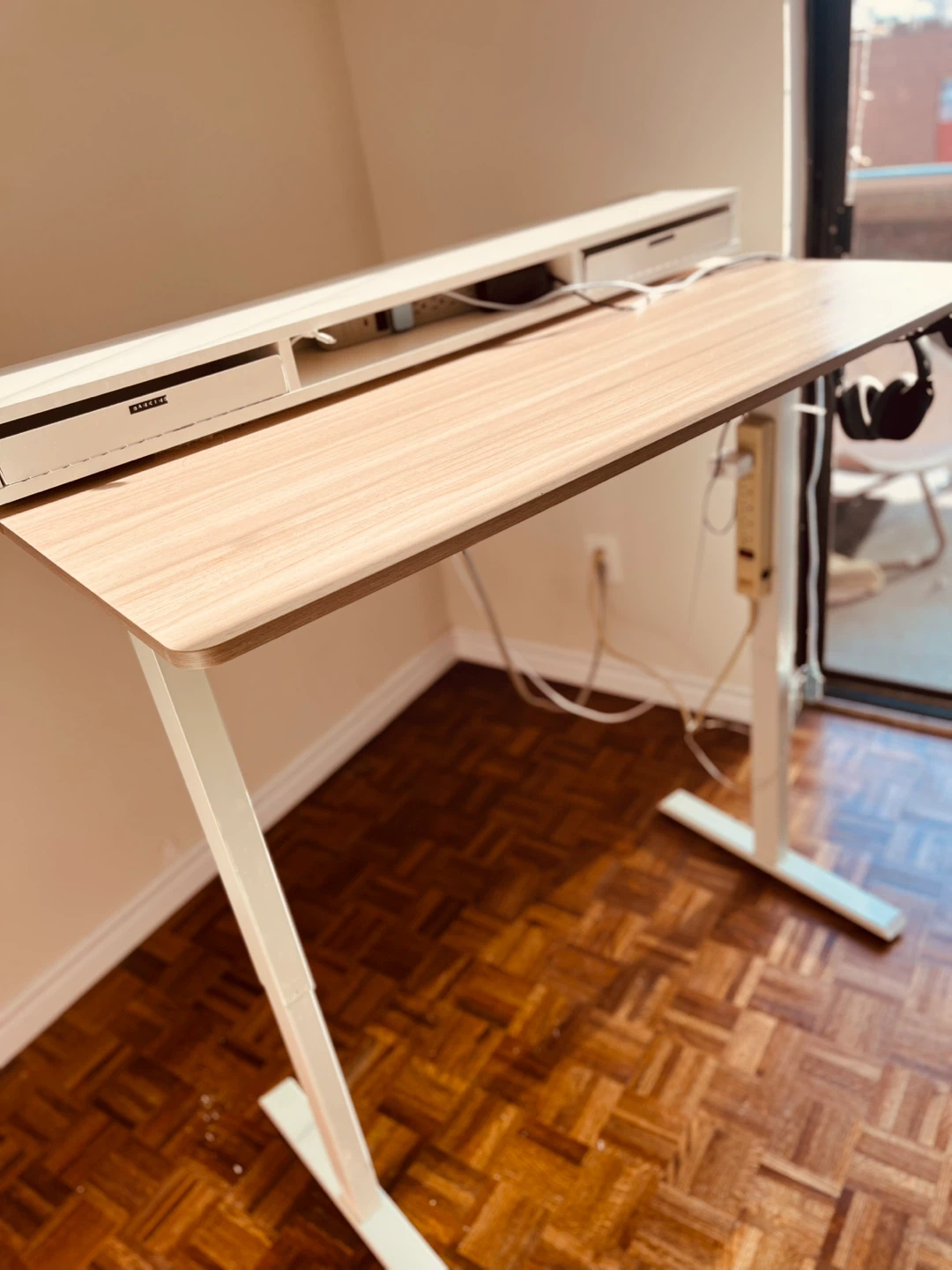 FEZIBO Electric Standing Desk with Desk Shelf - photo 3