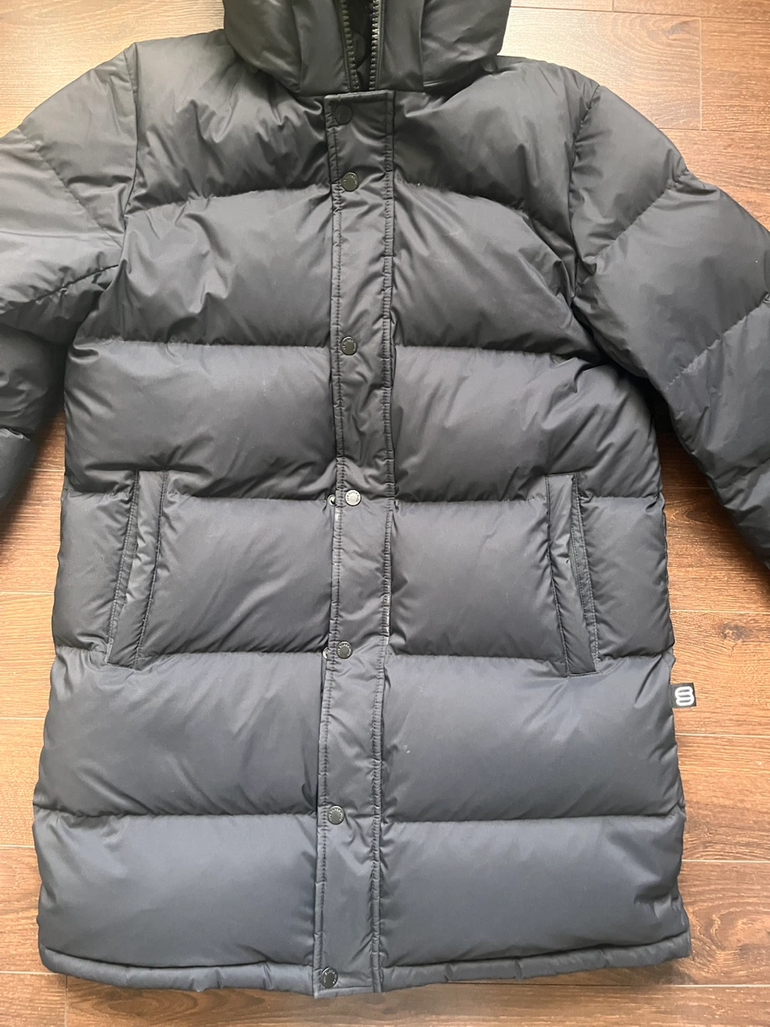 Aritzia The Super Puff Jacket Mid - Black - Size Medium - photo 2