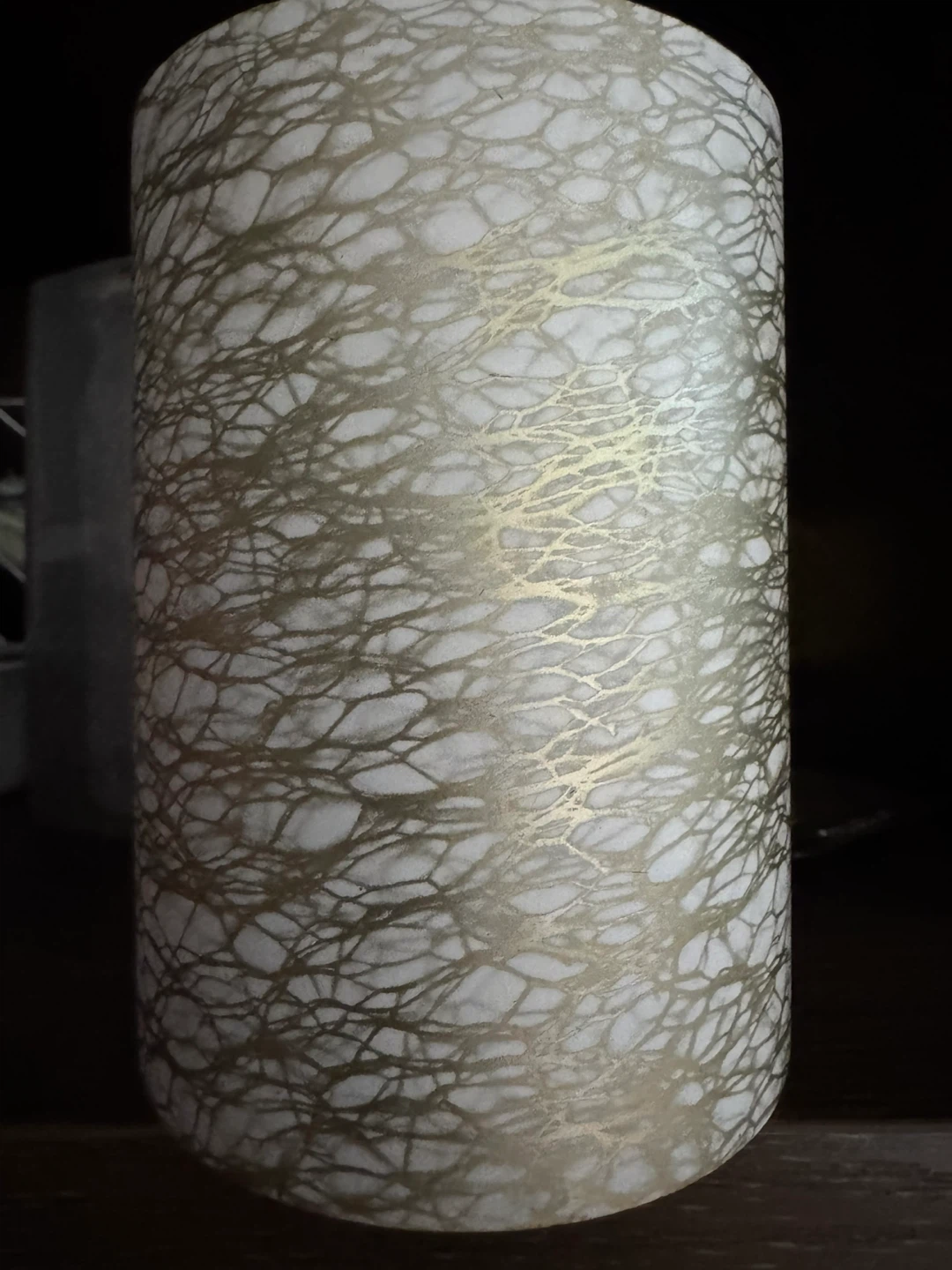 Italian made gold and white pattern vase - photo 2