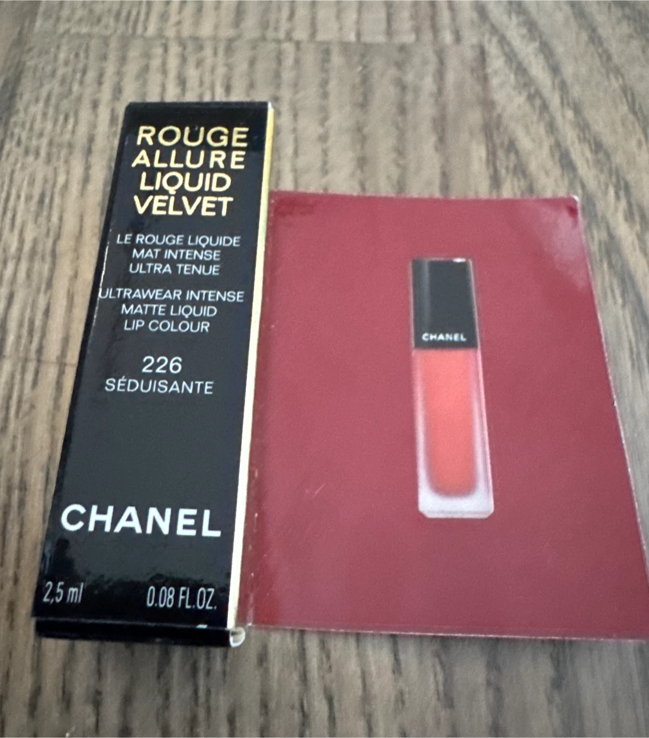 New Chanel Rouge Allure Liquid Velvet 226 Séduisante