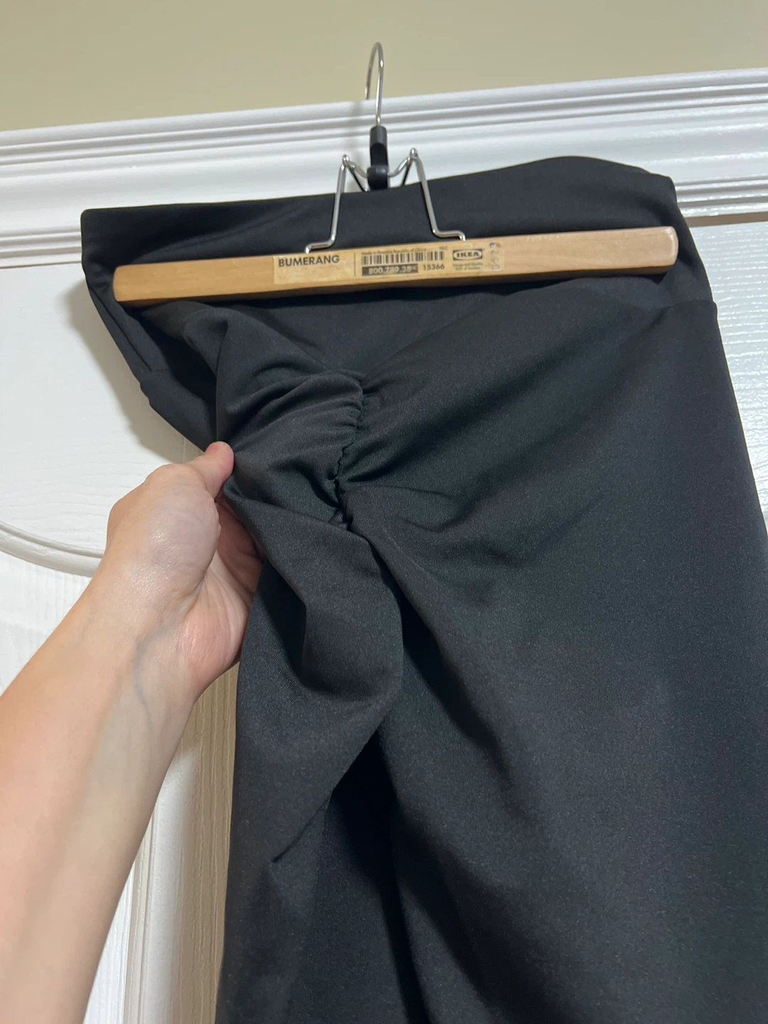 Black high-waisted leggings - photo 3