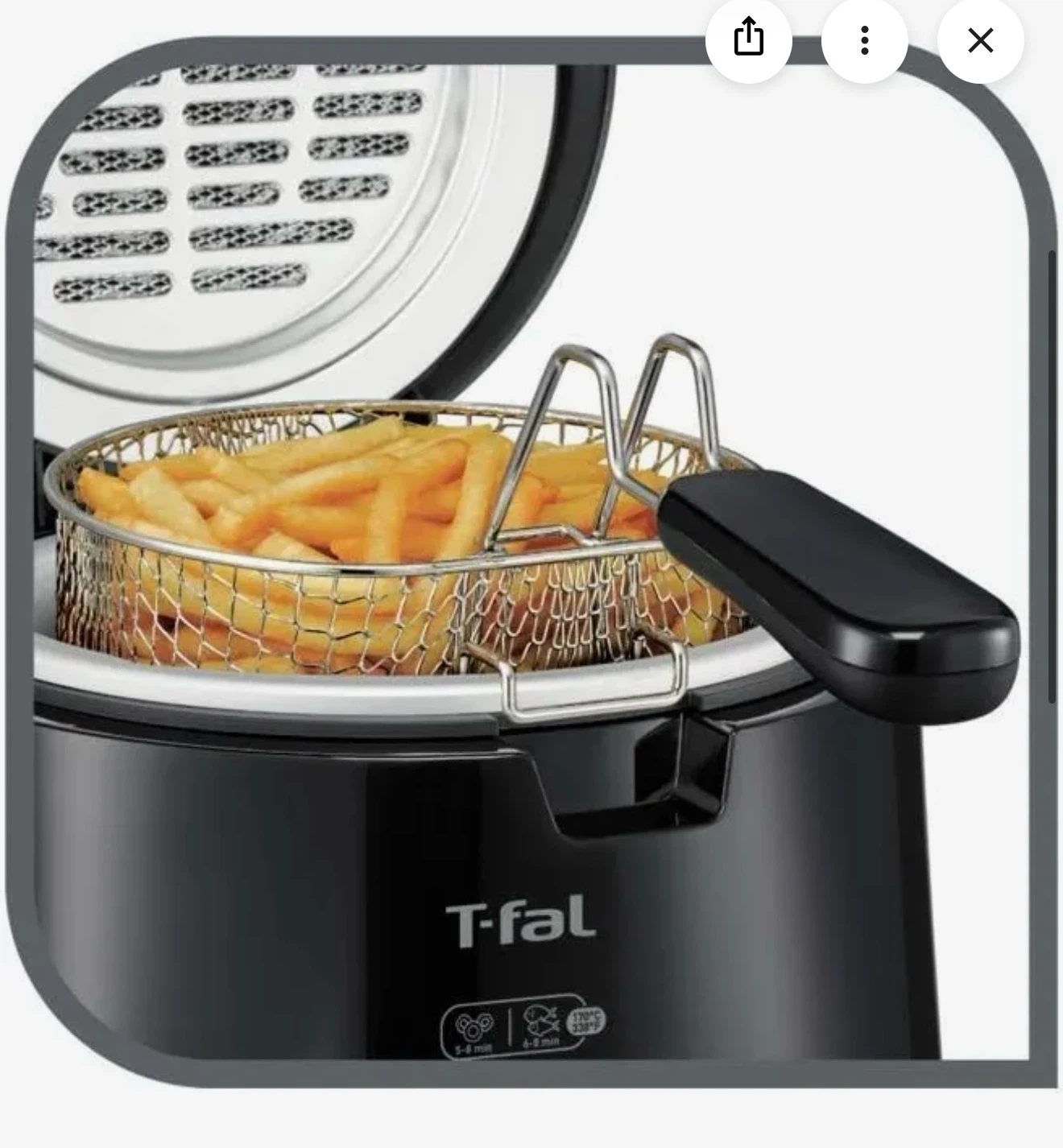 BRAND NEW!! T-Fal FF230850 Cool-Touch Mini Deep-Fryer - photo 4