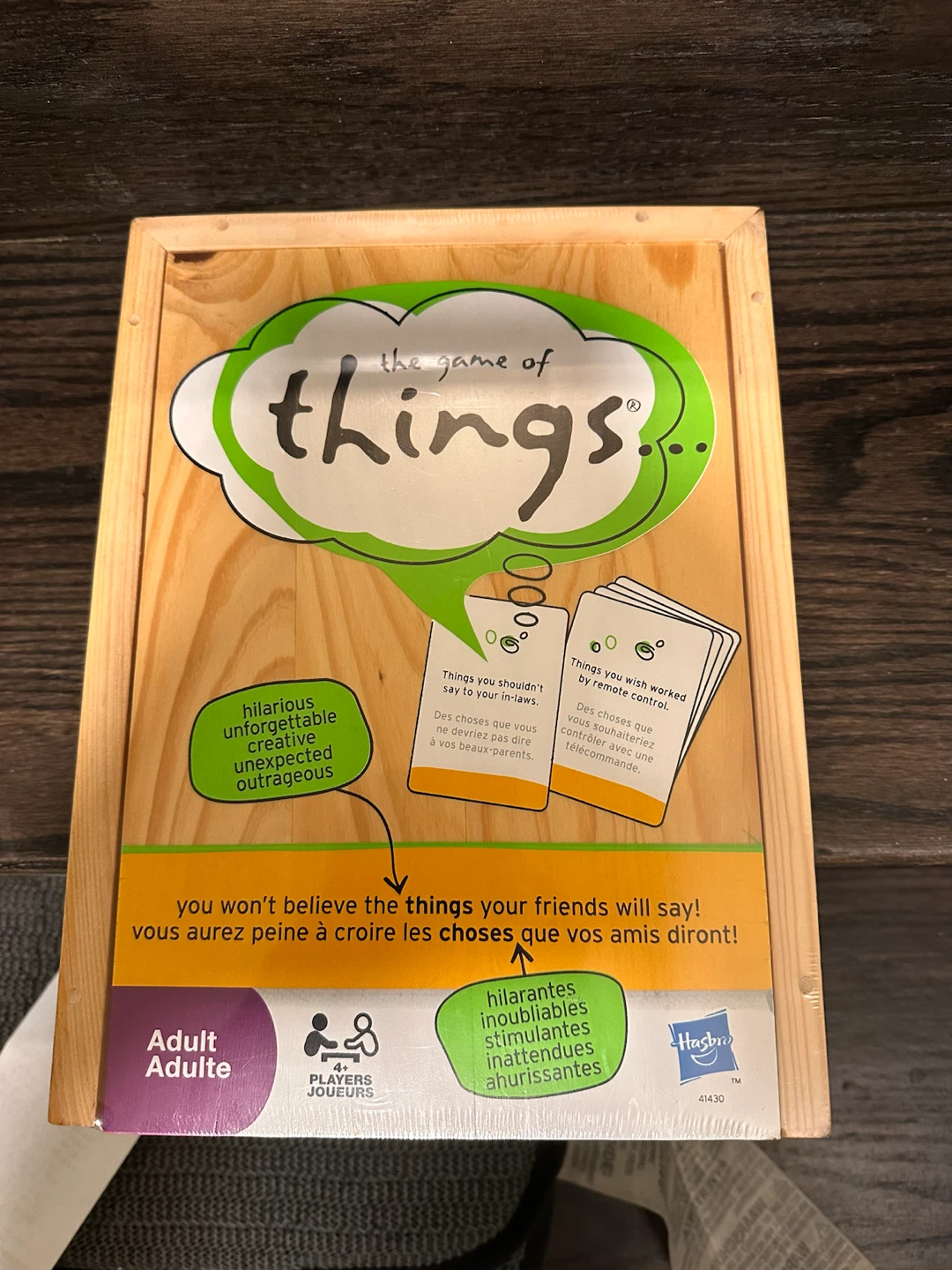 Brand new The Game of Things Board Game