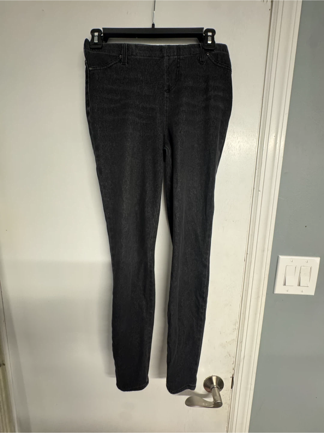 Time and Tru Black Denim Leggings