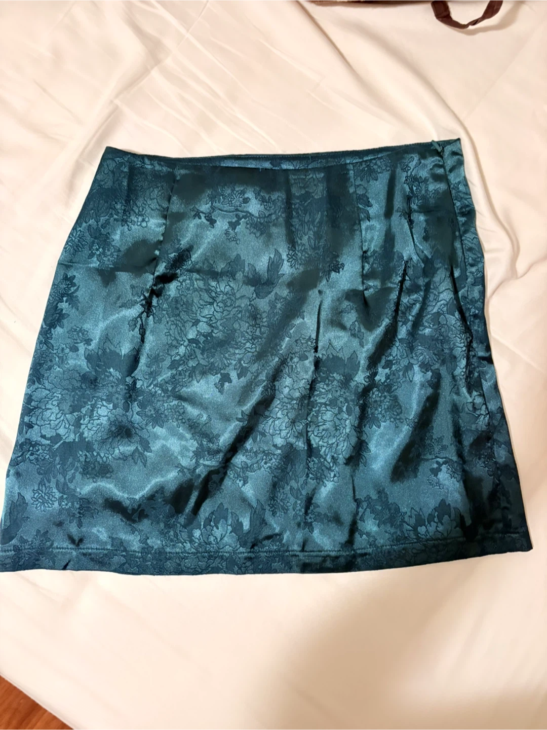 Emerald Green Mini Skirt