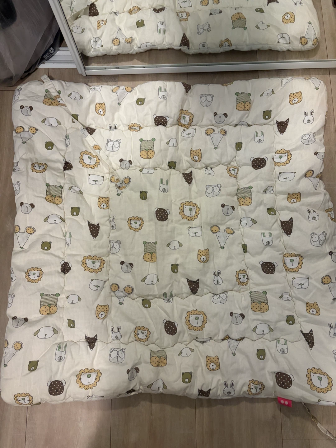 Baby Quilted Animal Print Play Mat