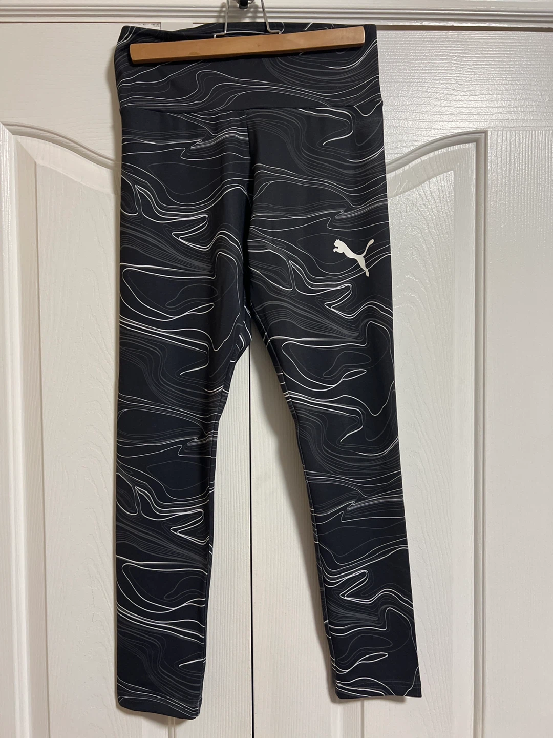 Puma Black and White Patterned Leggings
