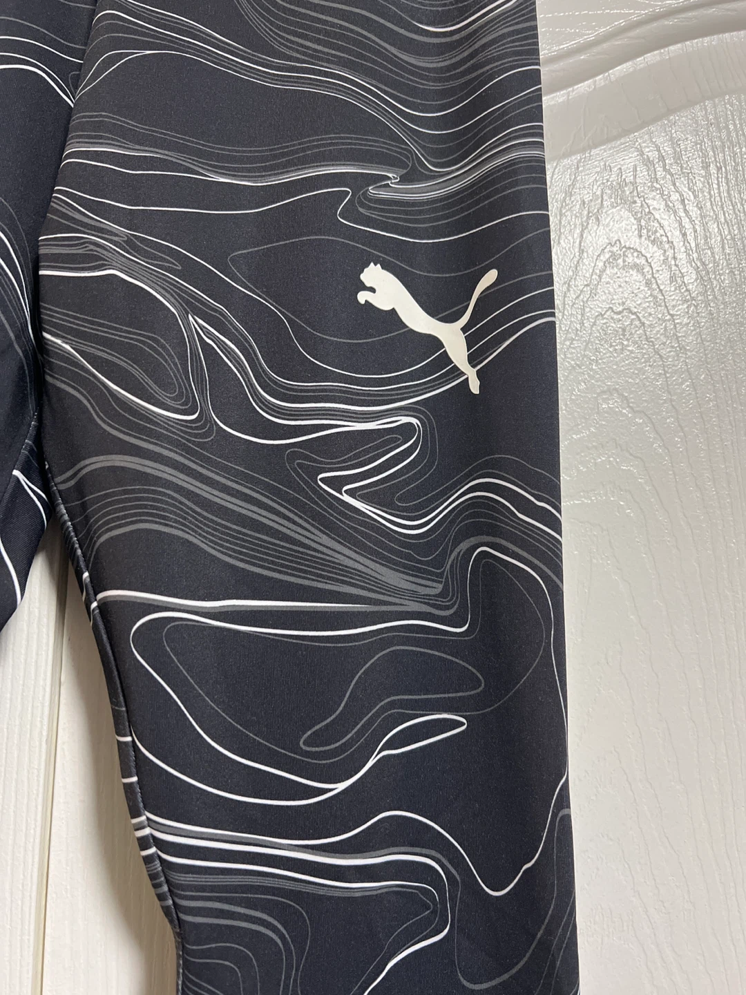 Puma Black and White Patterned Leggings - photo 2