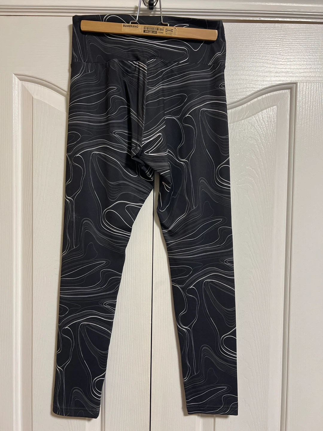Puma Black and White Patterned Leggings - photo 3