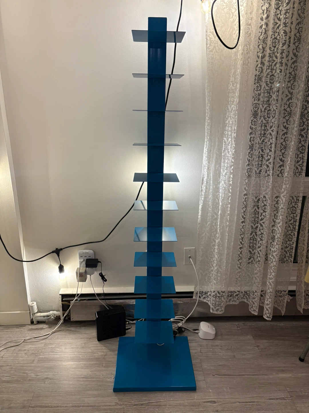 Vertical Invisible Book Tower Shelf