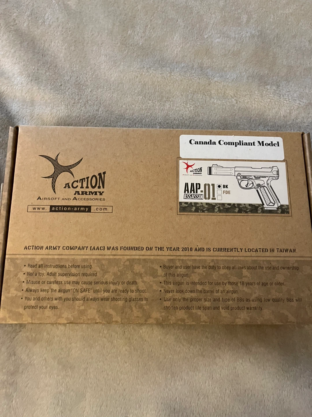 Action Army AAP-01 Assassin Airsoft Gun