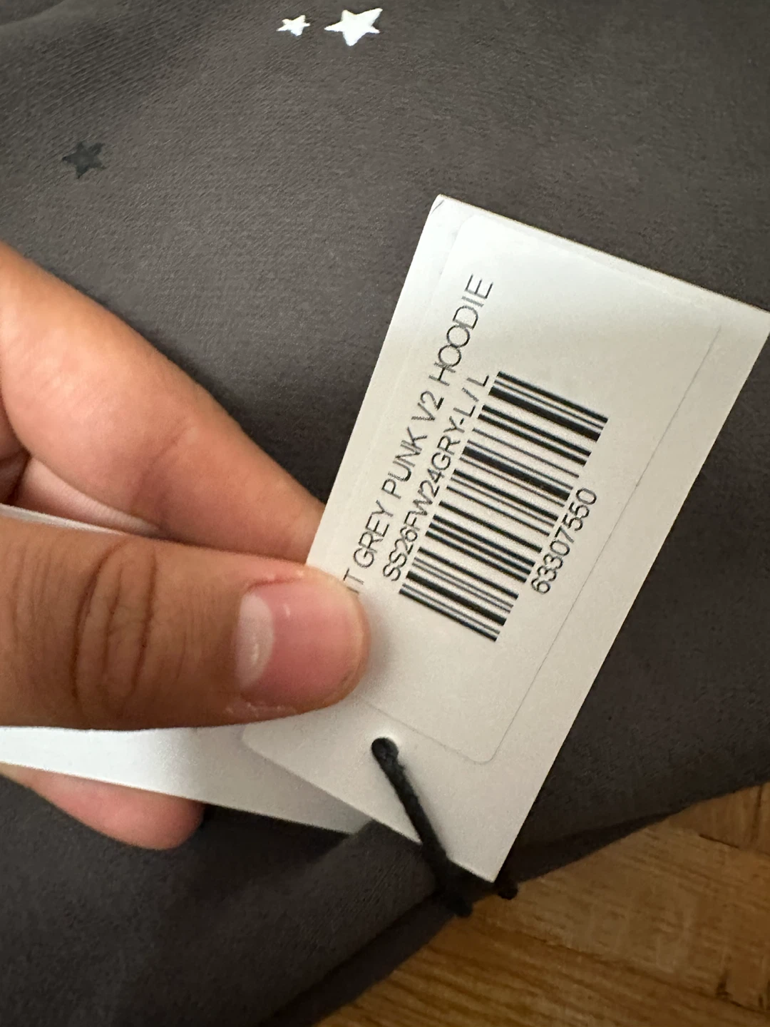 Sp5der Punk V2 Hoodie Grey price is 85$ - photo 5