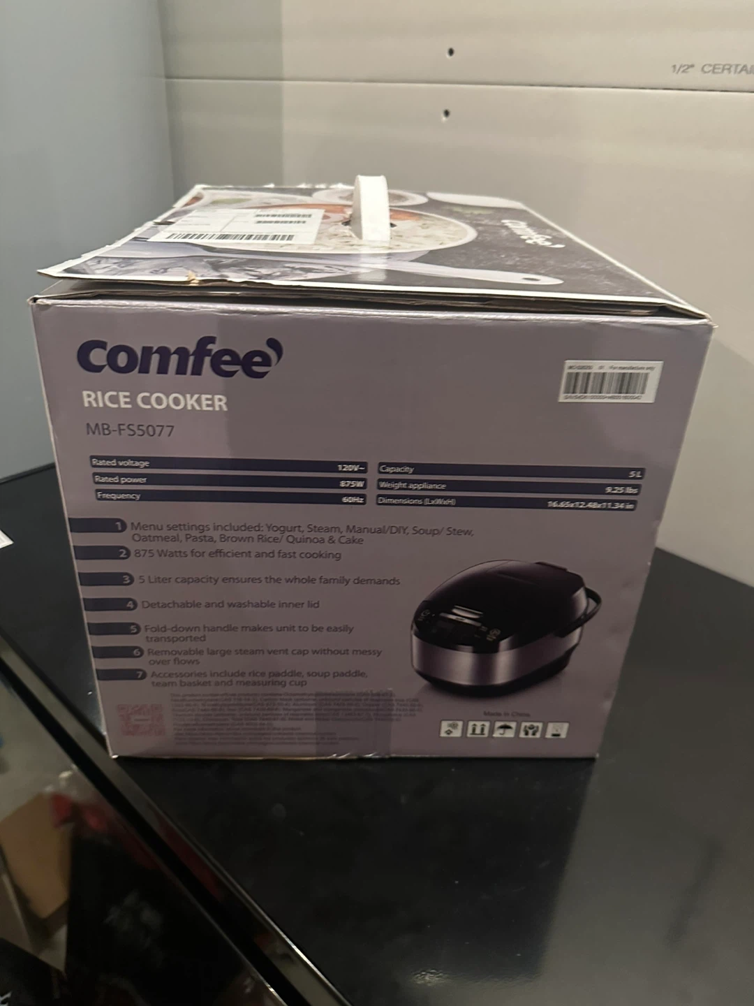Comfee Rice Cooker MB-FS5077 - photo 4