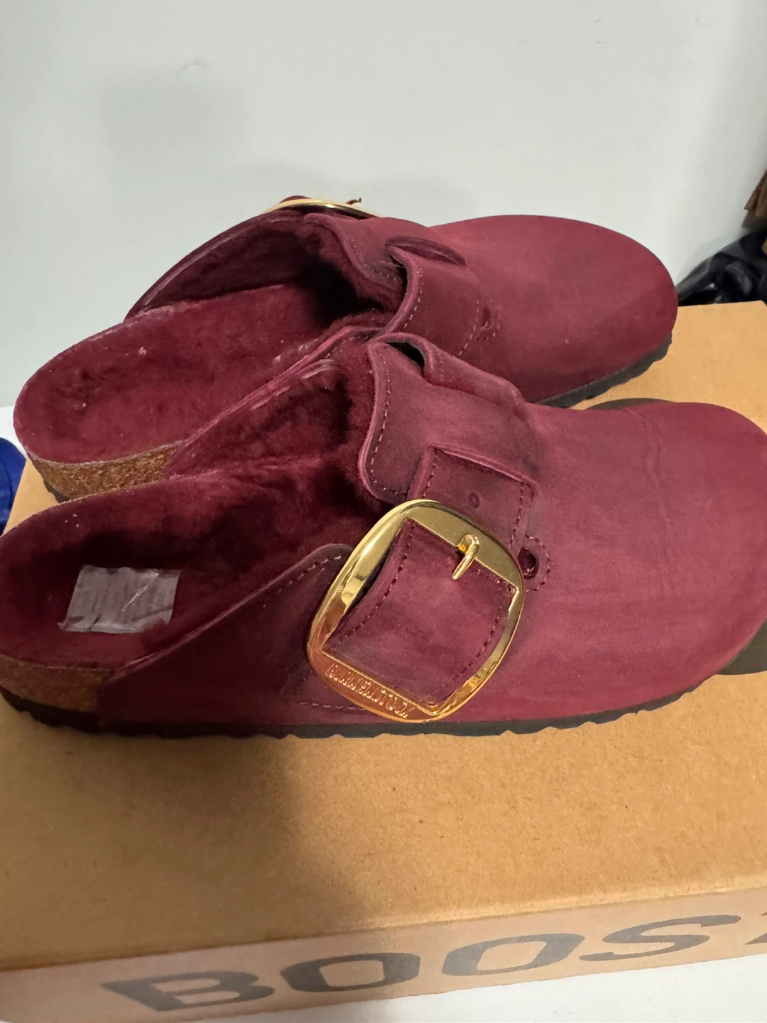 Birkenstock Boston Shearling Clogs Size 39 - photo 2