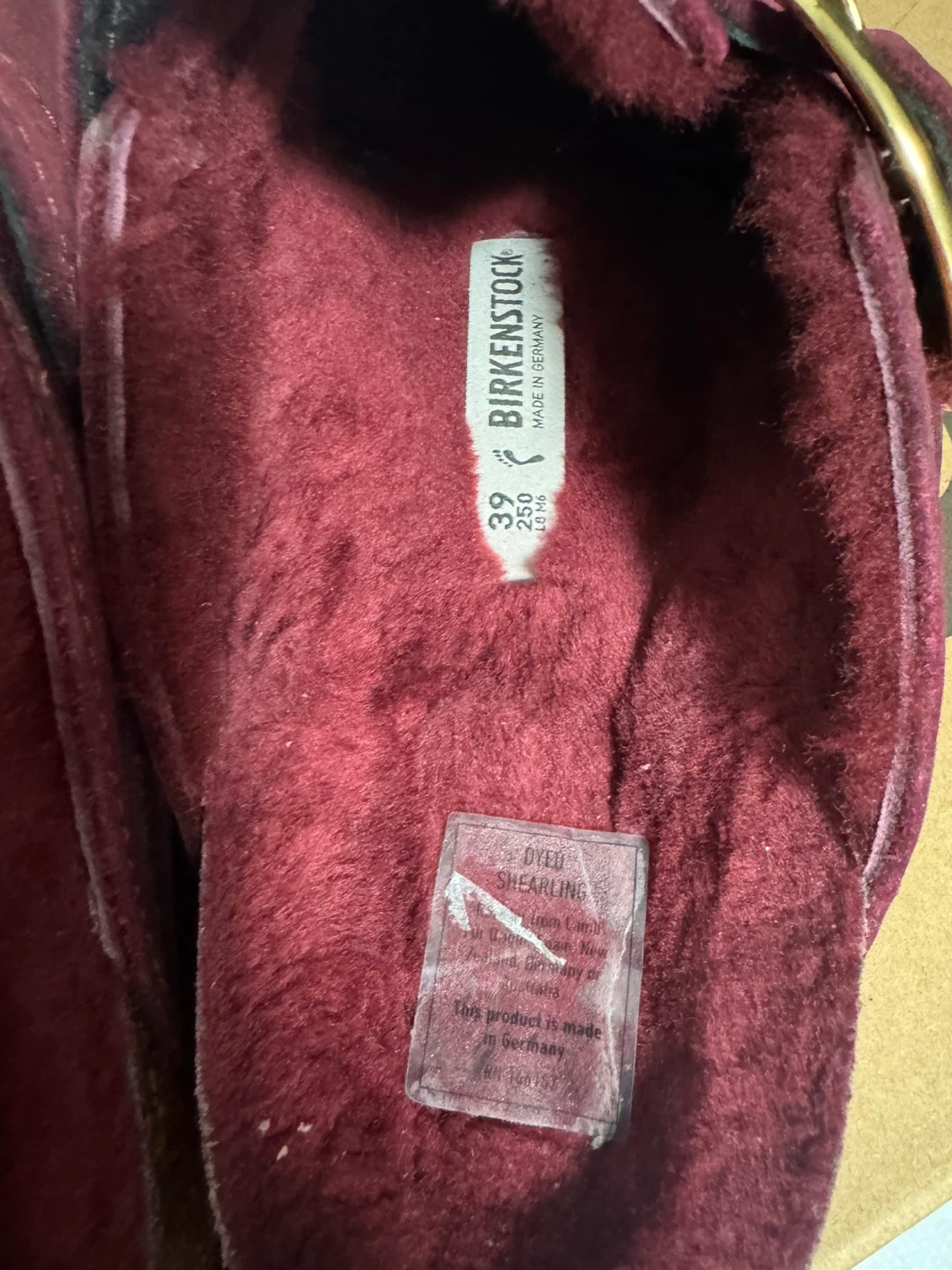 Birkenstock Boston Shearling Clogs Size 39 - photo 3