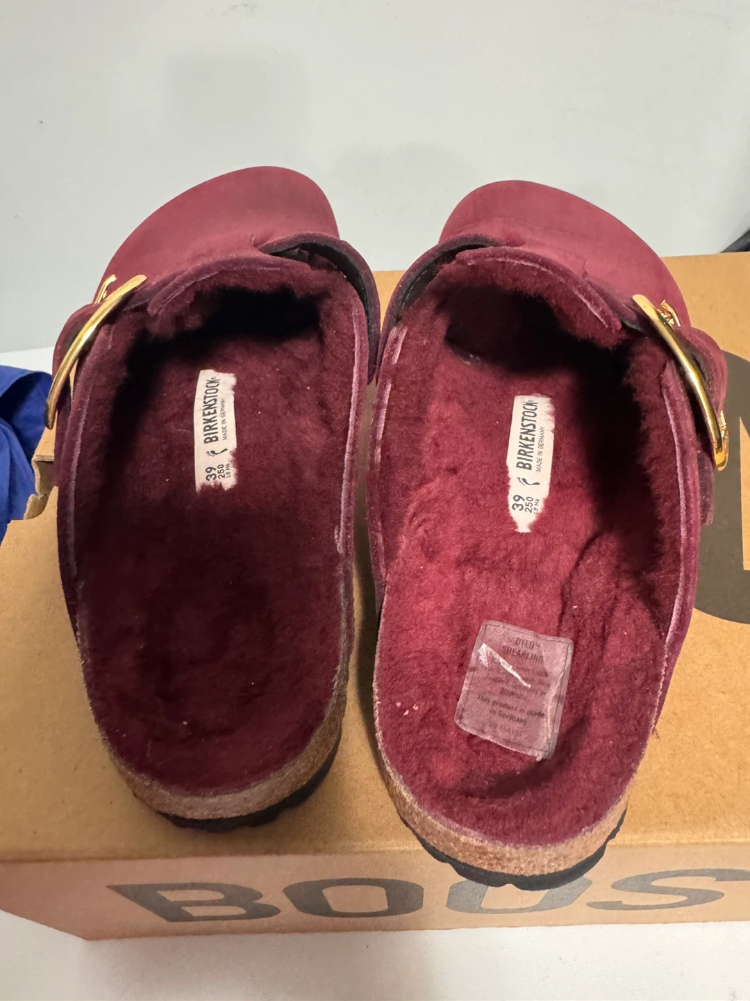 Birkenstock Boston Shearling Clogs Size 39 - photo 4