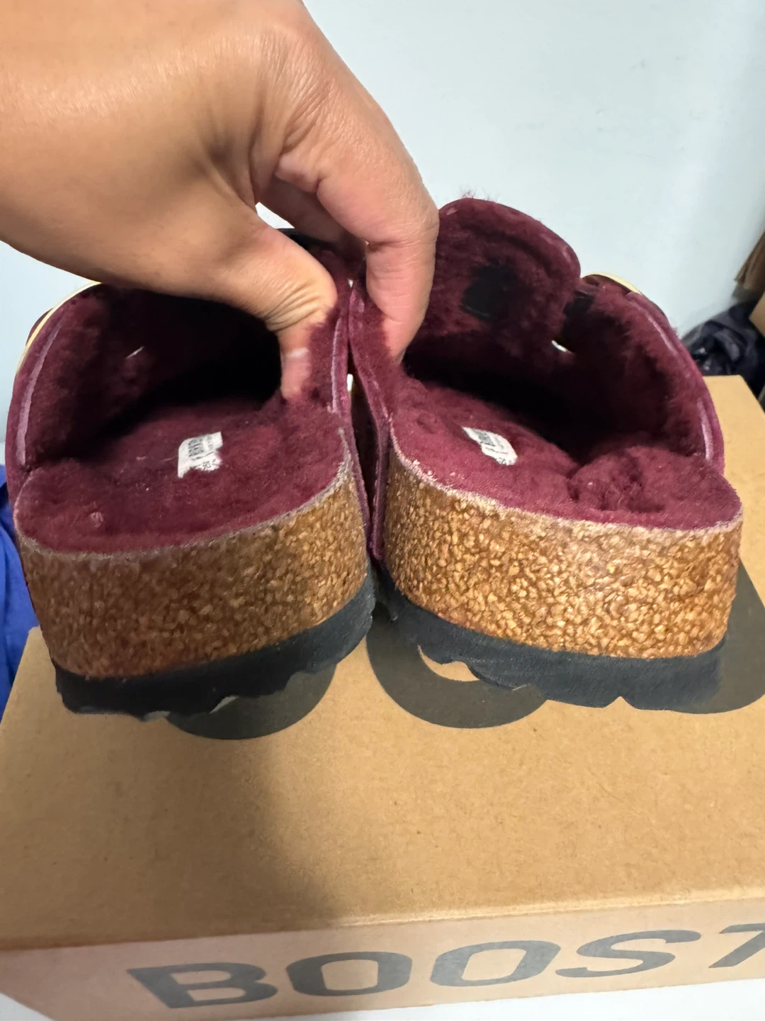 Birkenstock Boston Shearling Clogs Size 39 - photo 5