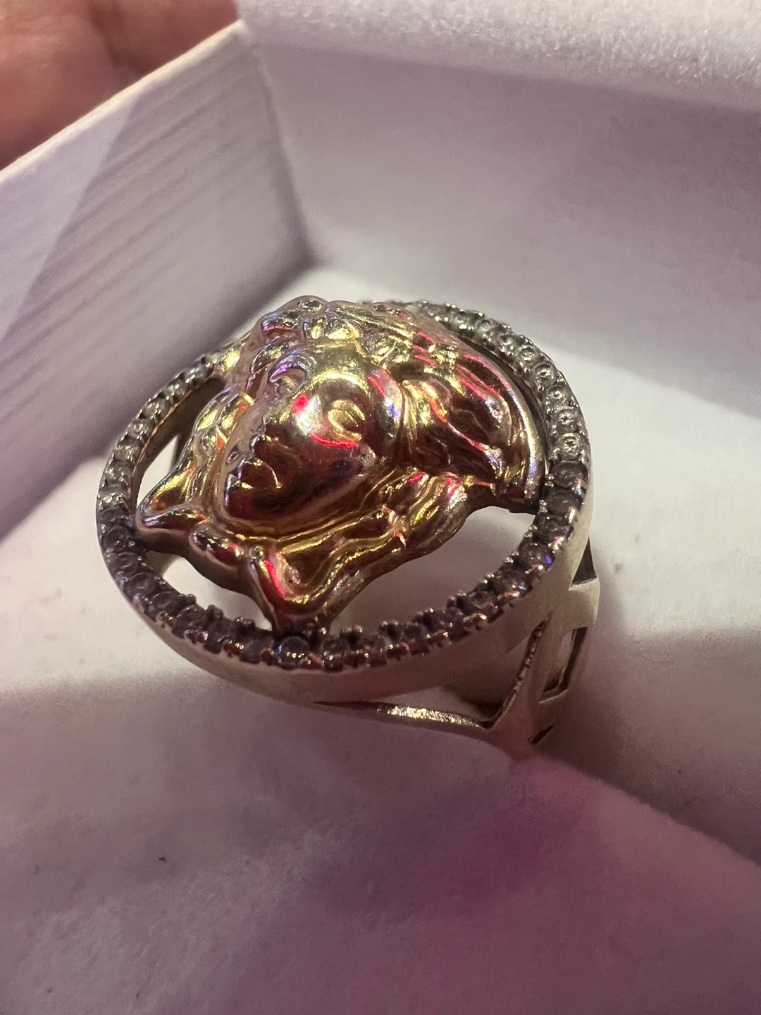 10 k Versace Medusa Ring - photo 2
