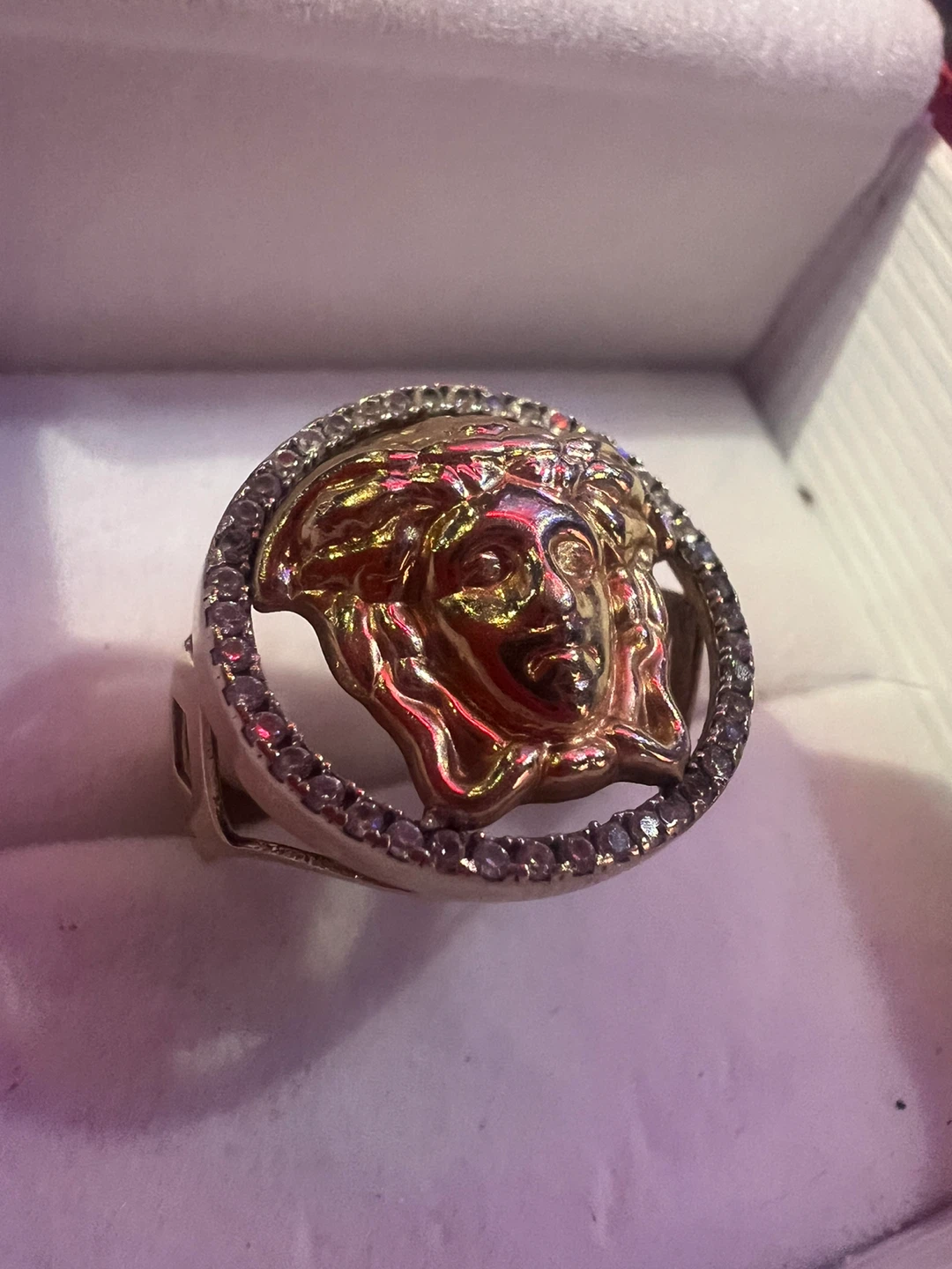 10 k Versace Medusa Ring - photo 3