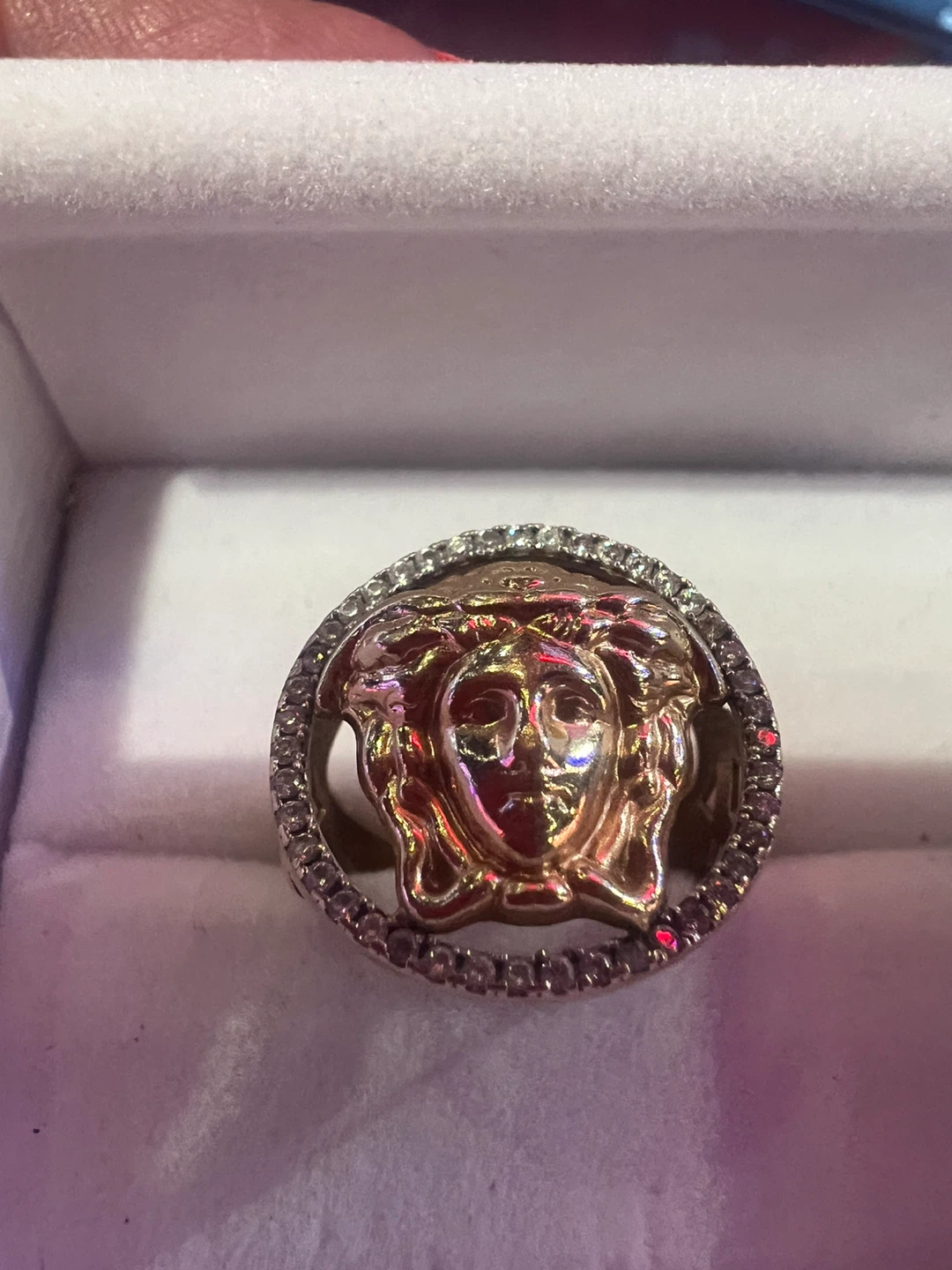 10 k Versace Medusa Ring - photo 4