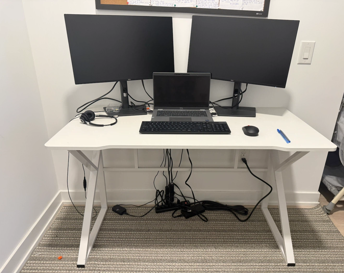 Modern White Office Desk / Table - photo 2
