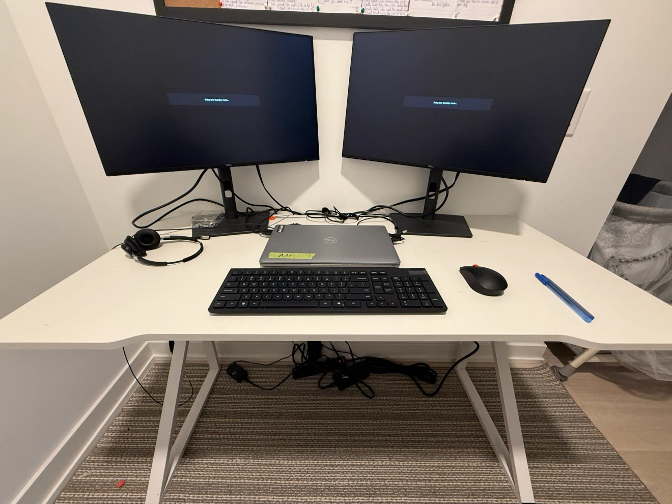 Modern White Office Desk / Table - photo 3