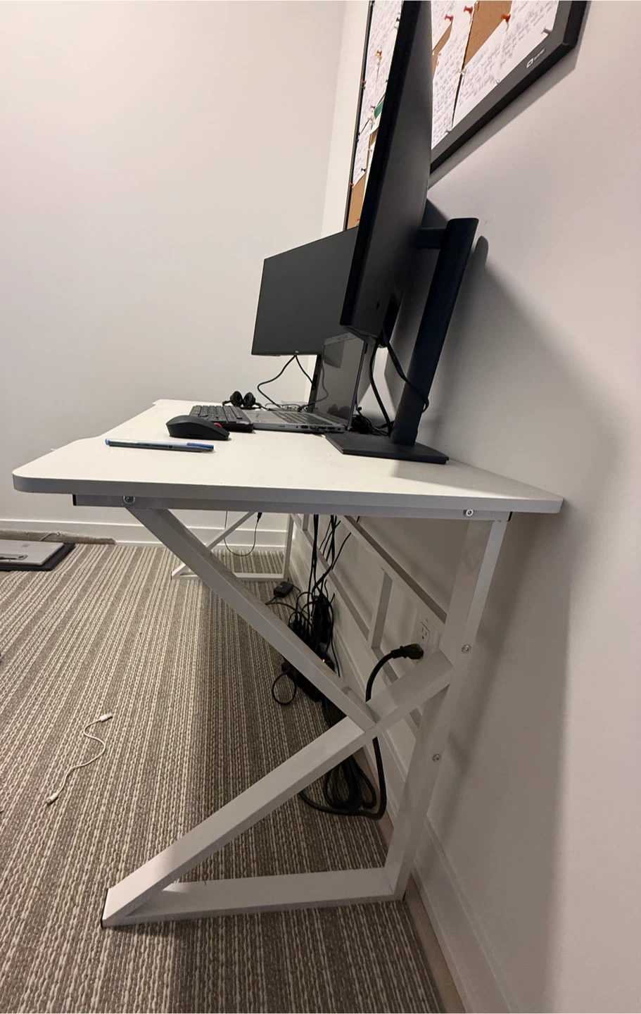Modern White Office Desk / Table - photo 4