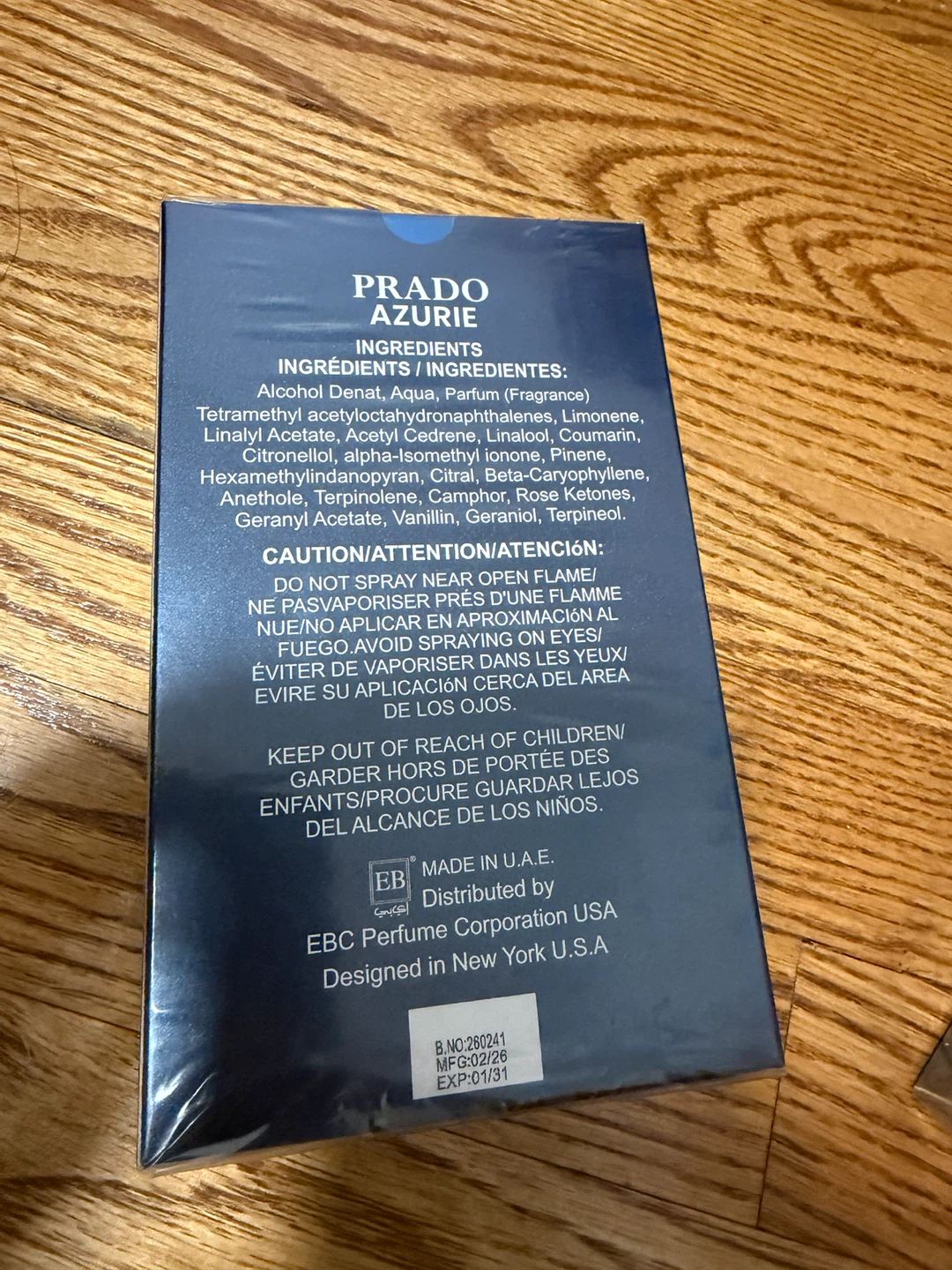 Prado Azurie Eau De Parfum 100ml - photo 2