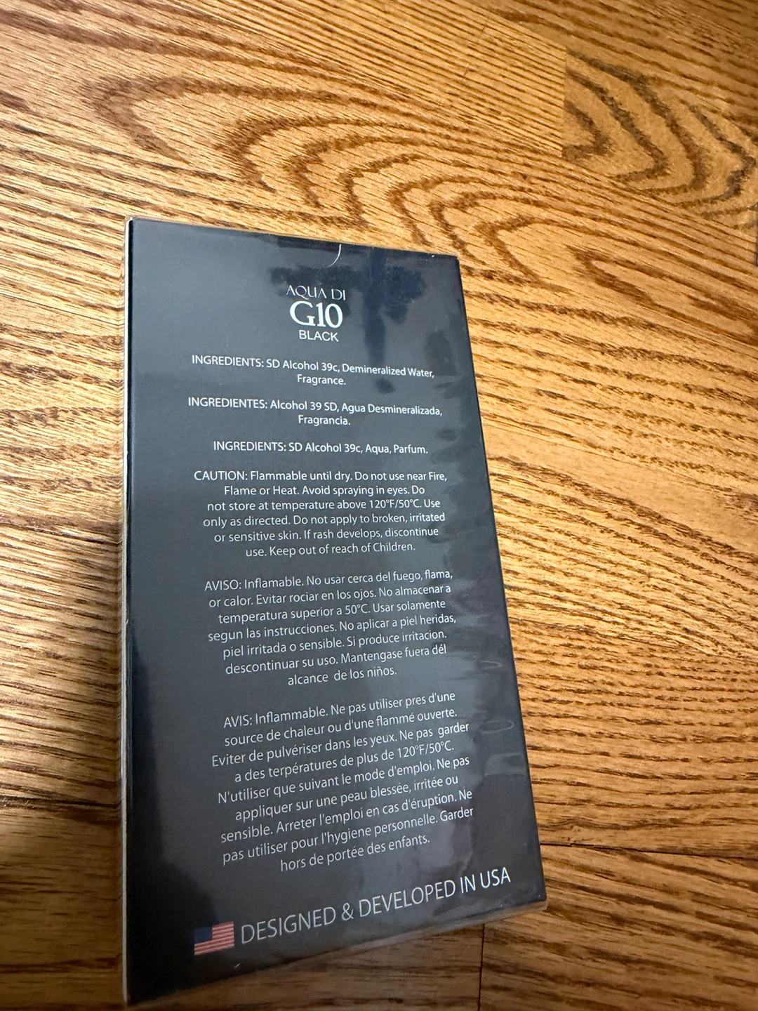 Aqua Di G10 Black Eau de Parfum 3.4 fl oz - photo 2
