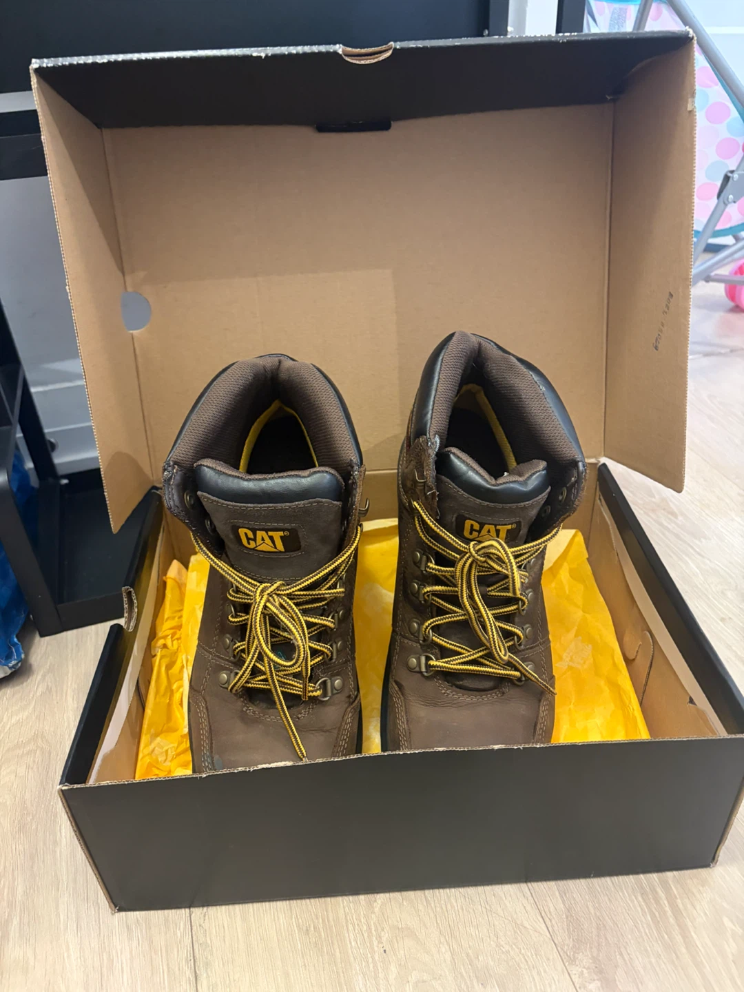 Caterpillar Outline ST CSA Work Boots - Seal Brown